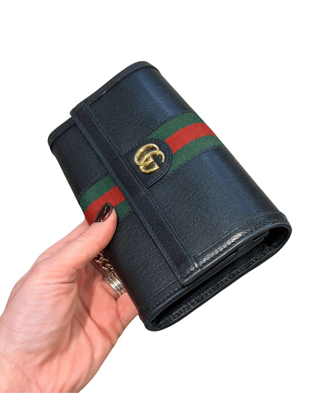 PORTAFOGLIO GUCCI OPHIDIA NERO