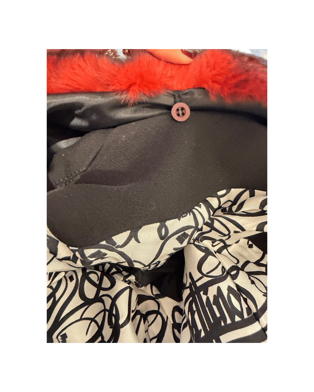 CAPPOTTO GATTINONI NERO PELO LAPIN