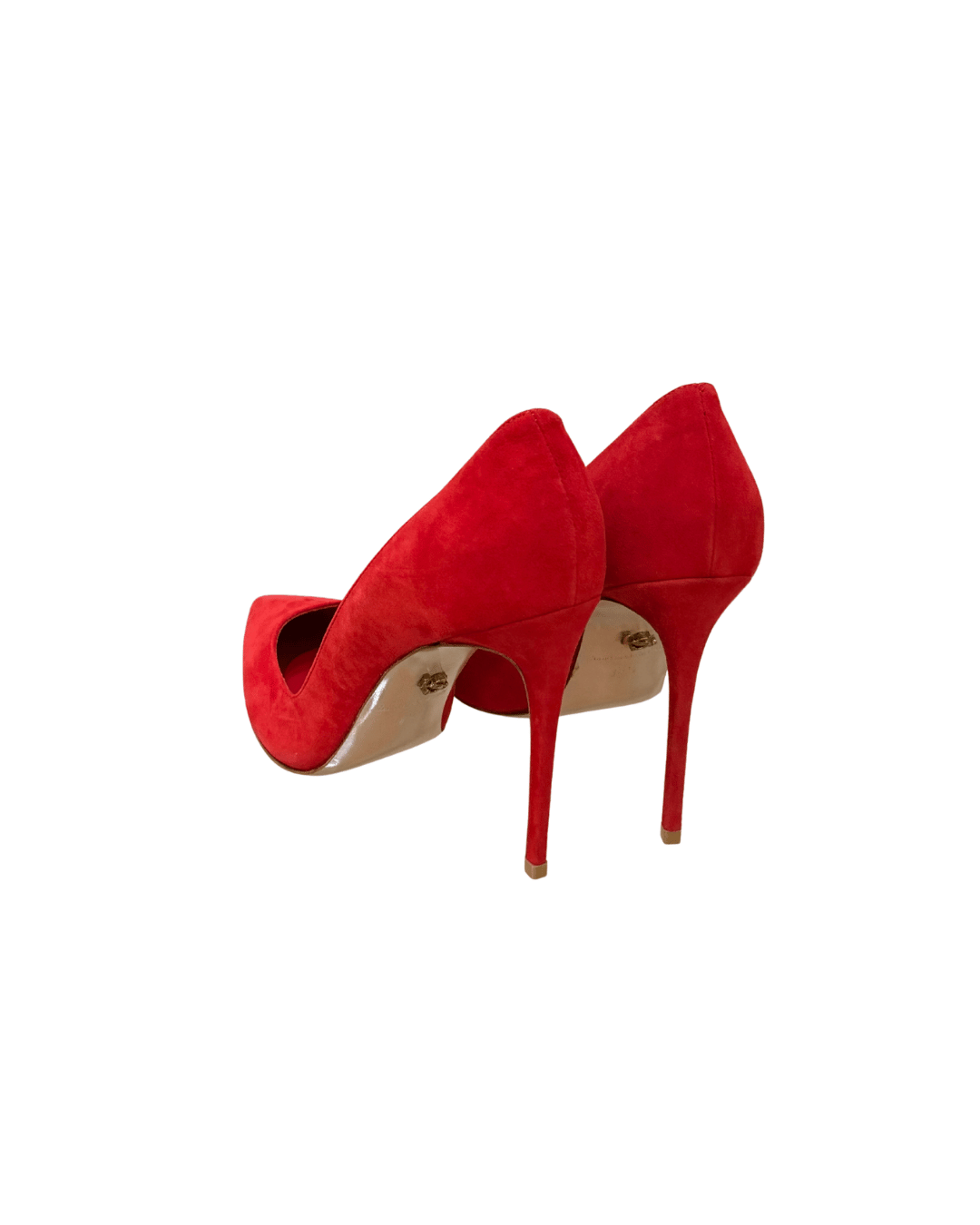 DECOLLETE LE SILLA VELOUR ROSSO ACCESO Nr 38.5