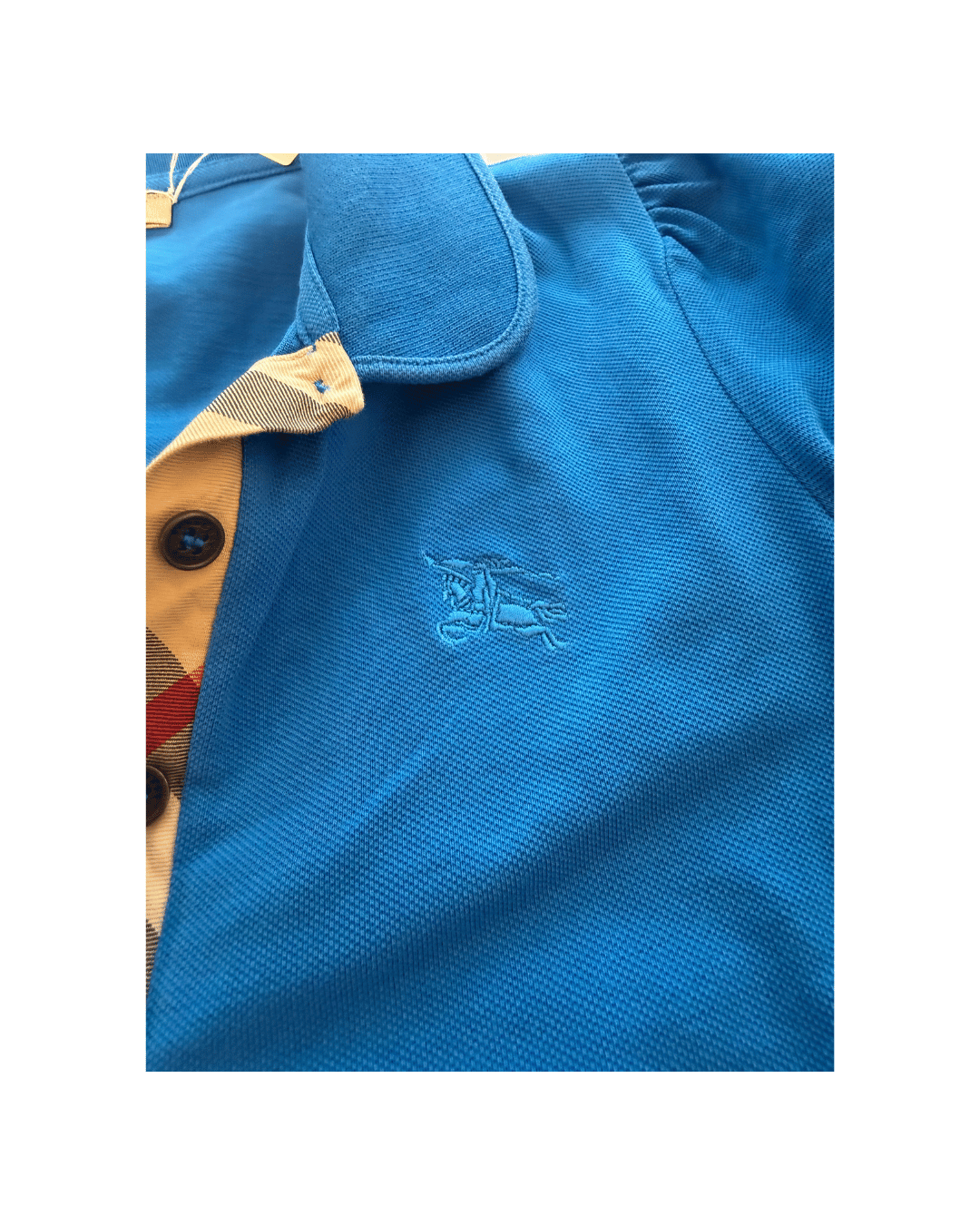 POLO BURBERRY BLU ELETTRICA Tg XS