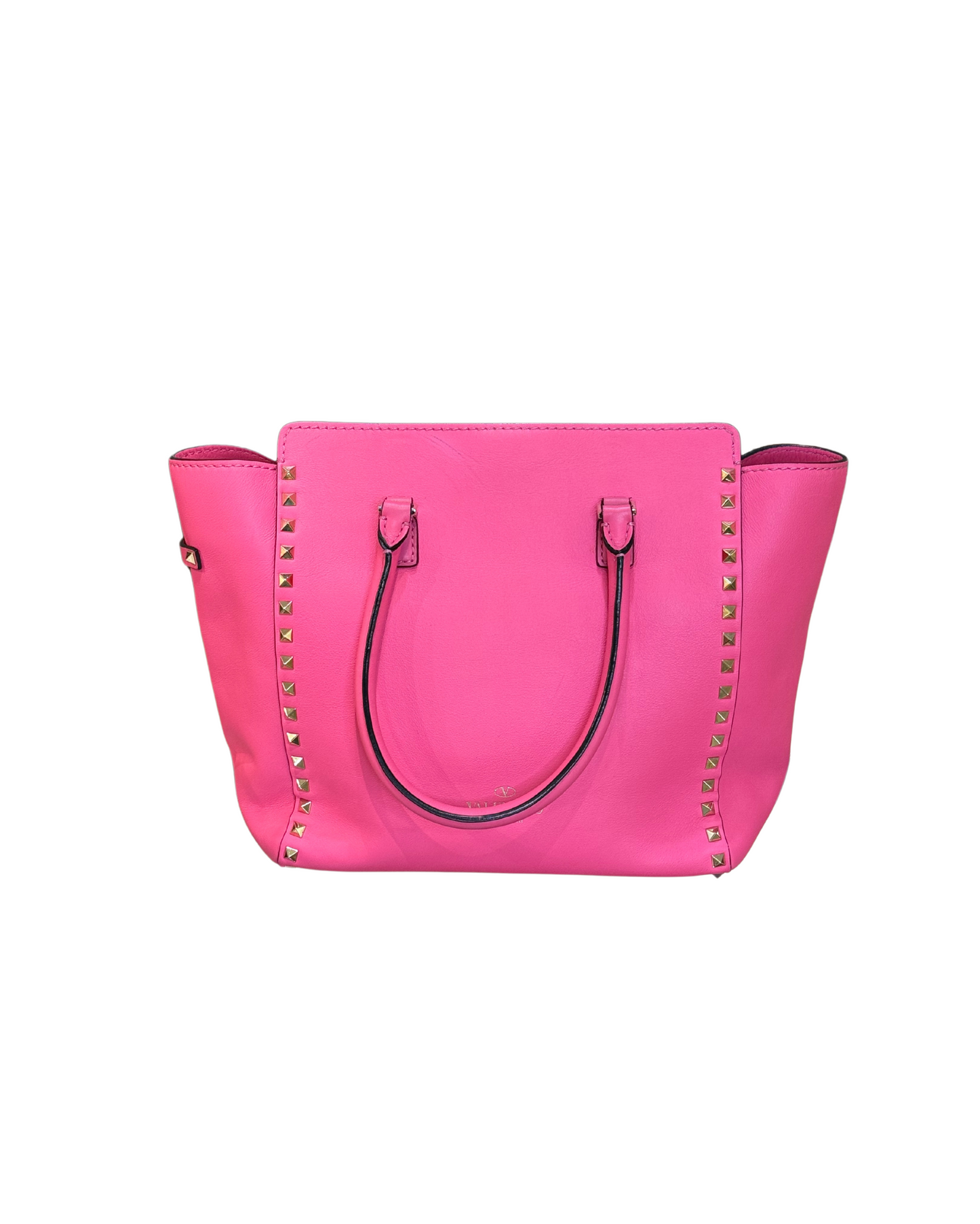 BORSA VALENTINO GARAVANI ROCKSTUD TOTE FLUO