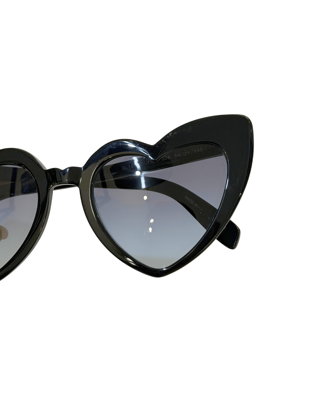 OCCHIALI YSL FORMA DI CUORE NERI