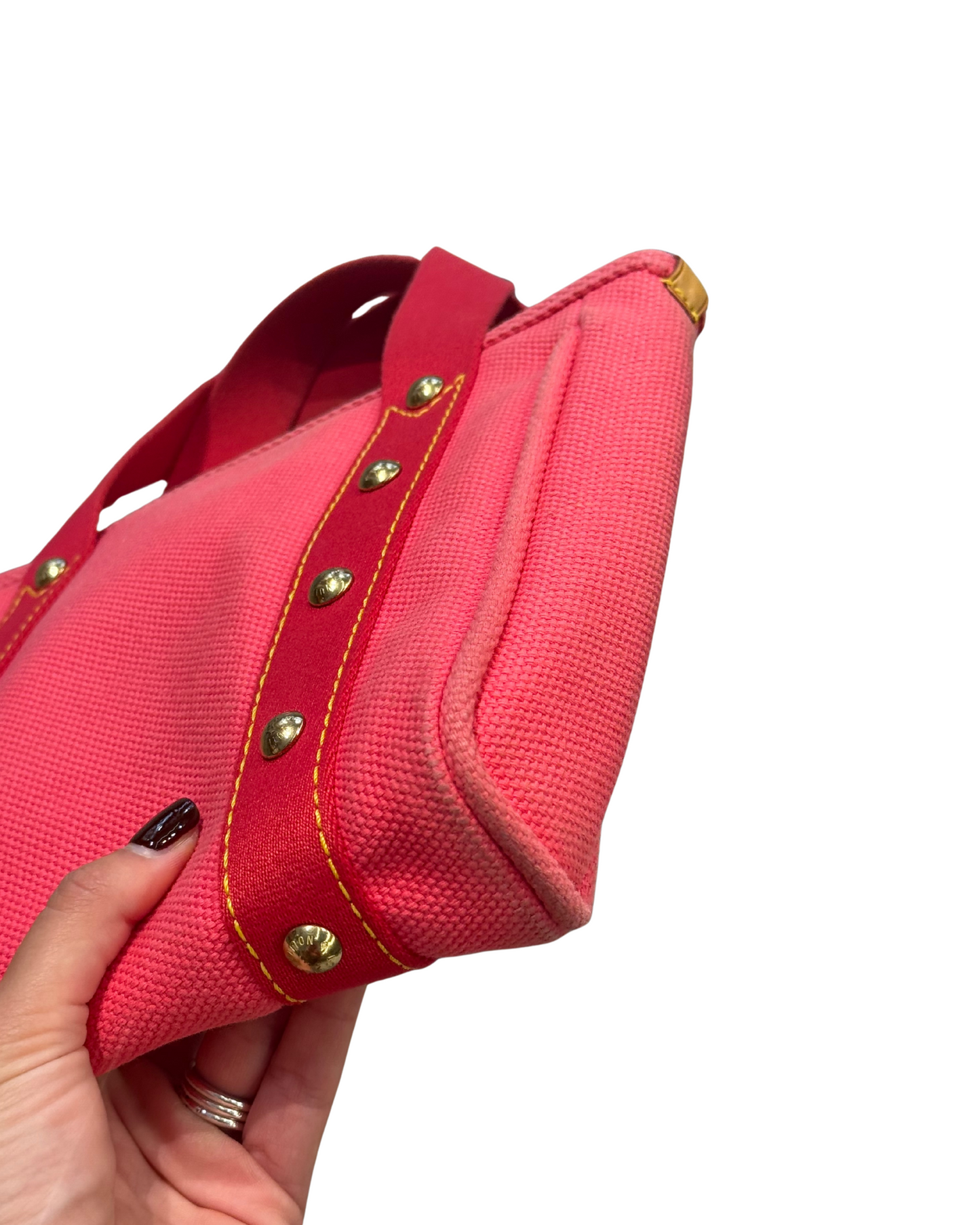 ANTIGUA CABAS LOUIS VUITTON TESSUTO ROSA