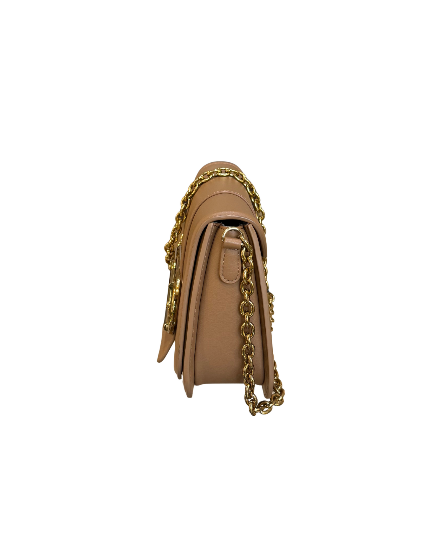 BORSA ELISABETTA FRANCHI IN PELLE COLOR CUOIO
