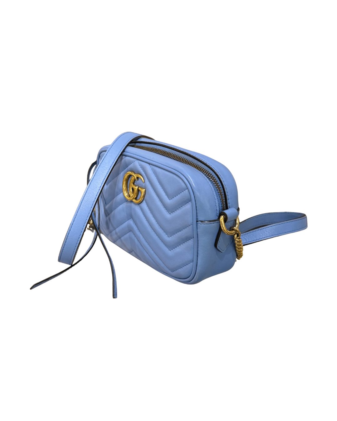 MINI CAMERA BAG GUCCI AZZURRA
