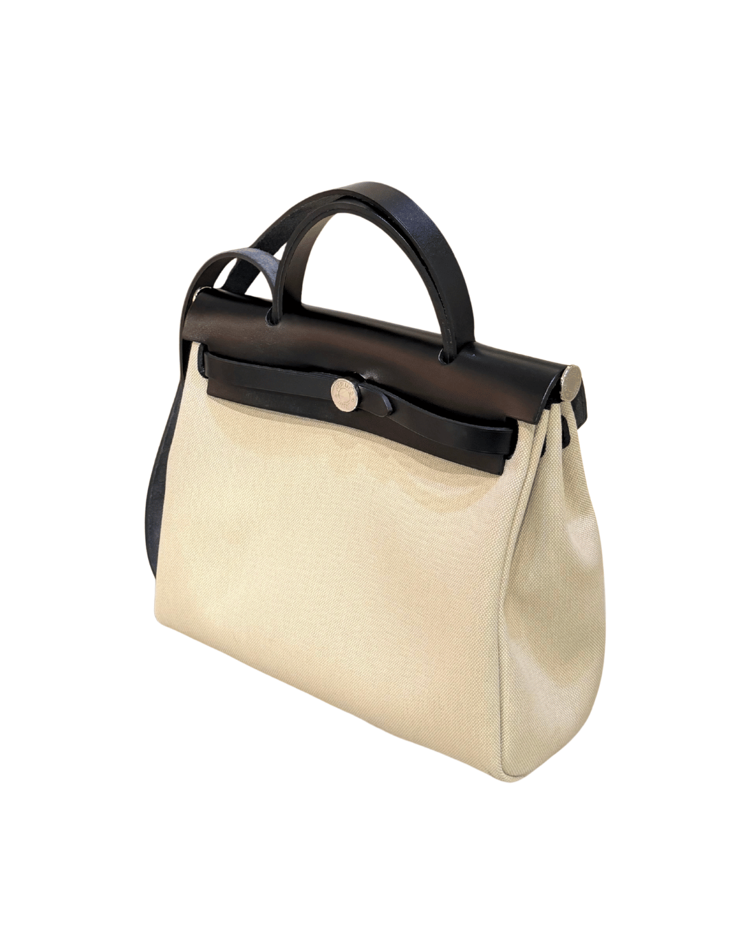HERBAG HERMES ZIP 31 BEIGE E RIFINITURE NERE
