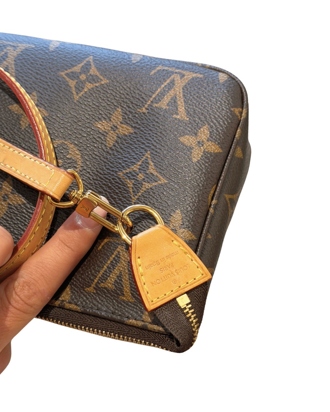 POCHETTE ACCESSOIRES MONOGRAM CON TRACOLLA