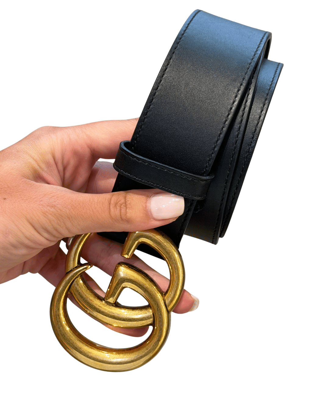 CINTURA GUCCI MARMONT NERA 70