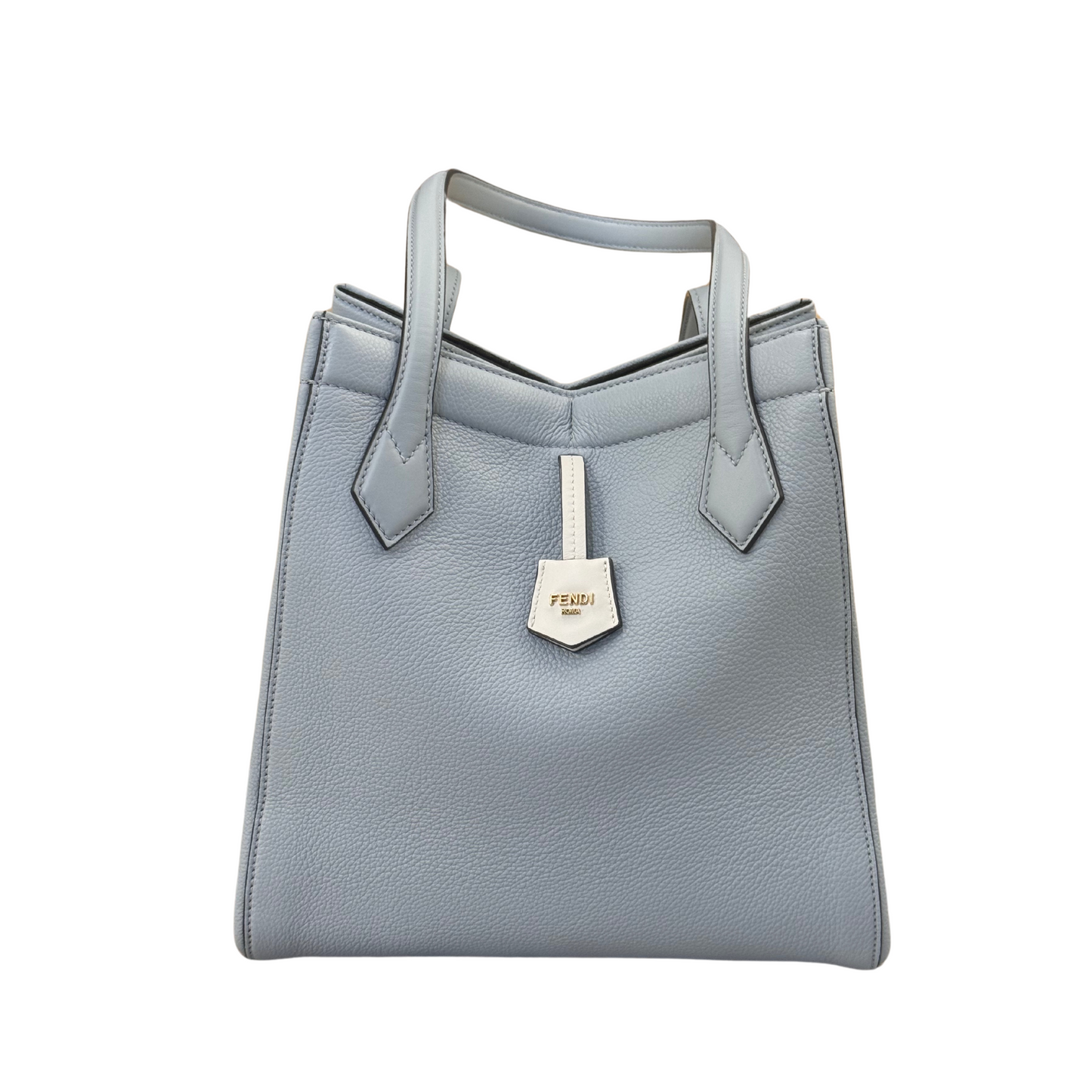 TOTE BAG FENDI ORIGAMI AZZURRA