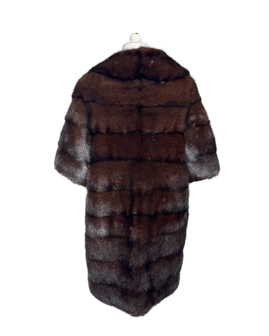 PELLICCIA VISONE MARRONE SCURO