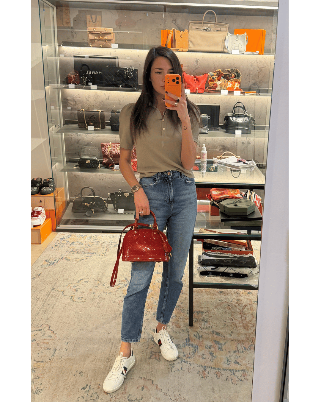ALMA BB VERNICE ROSSA LOUIS VUITTON