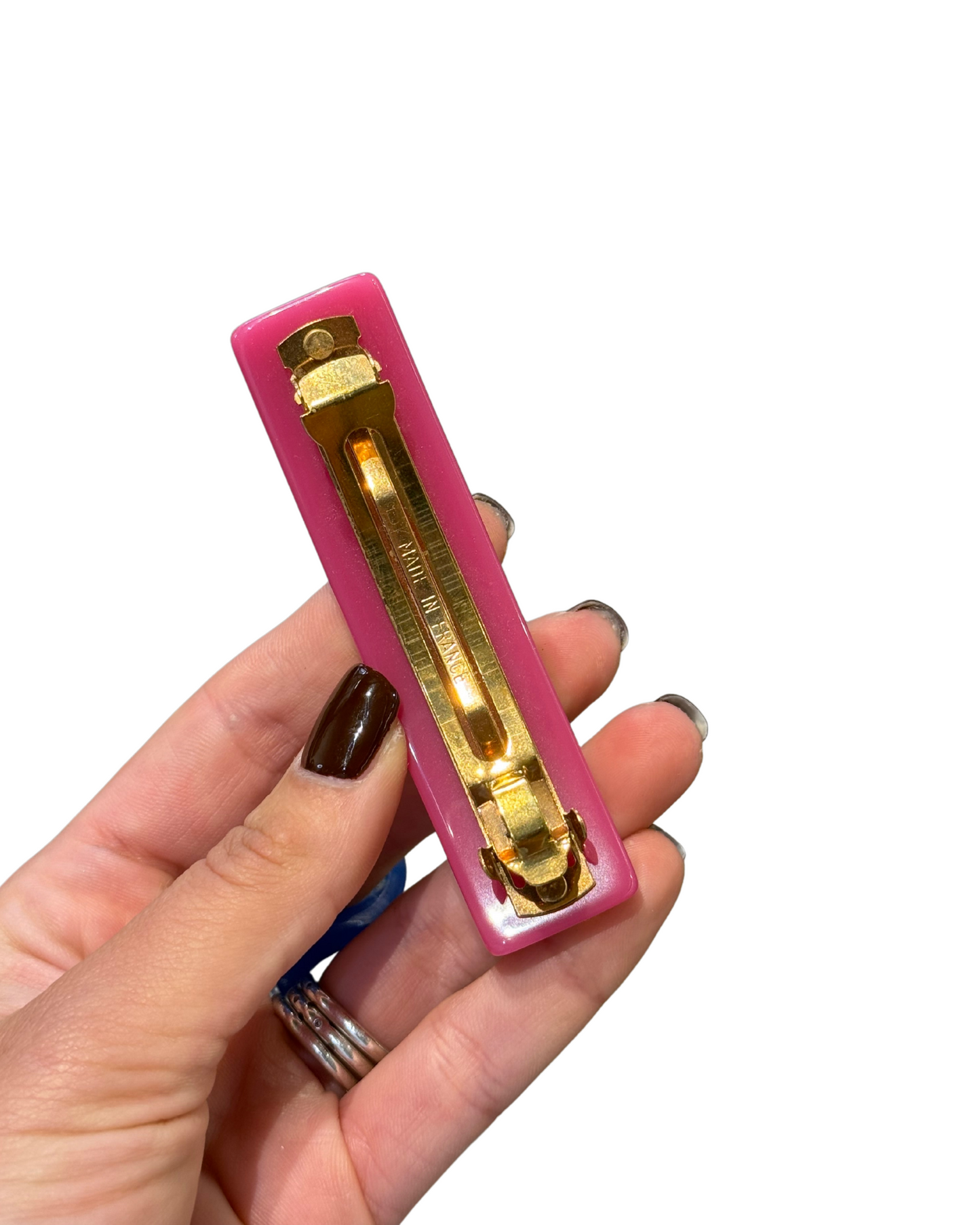 FERMAGLIO CAPELLI LOUIS VUITTON FUCSIA