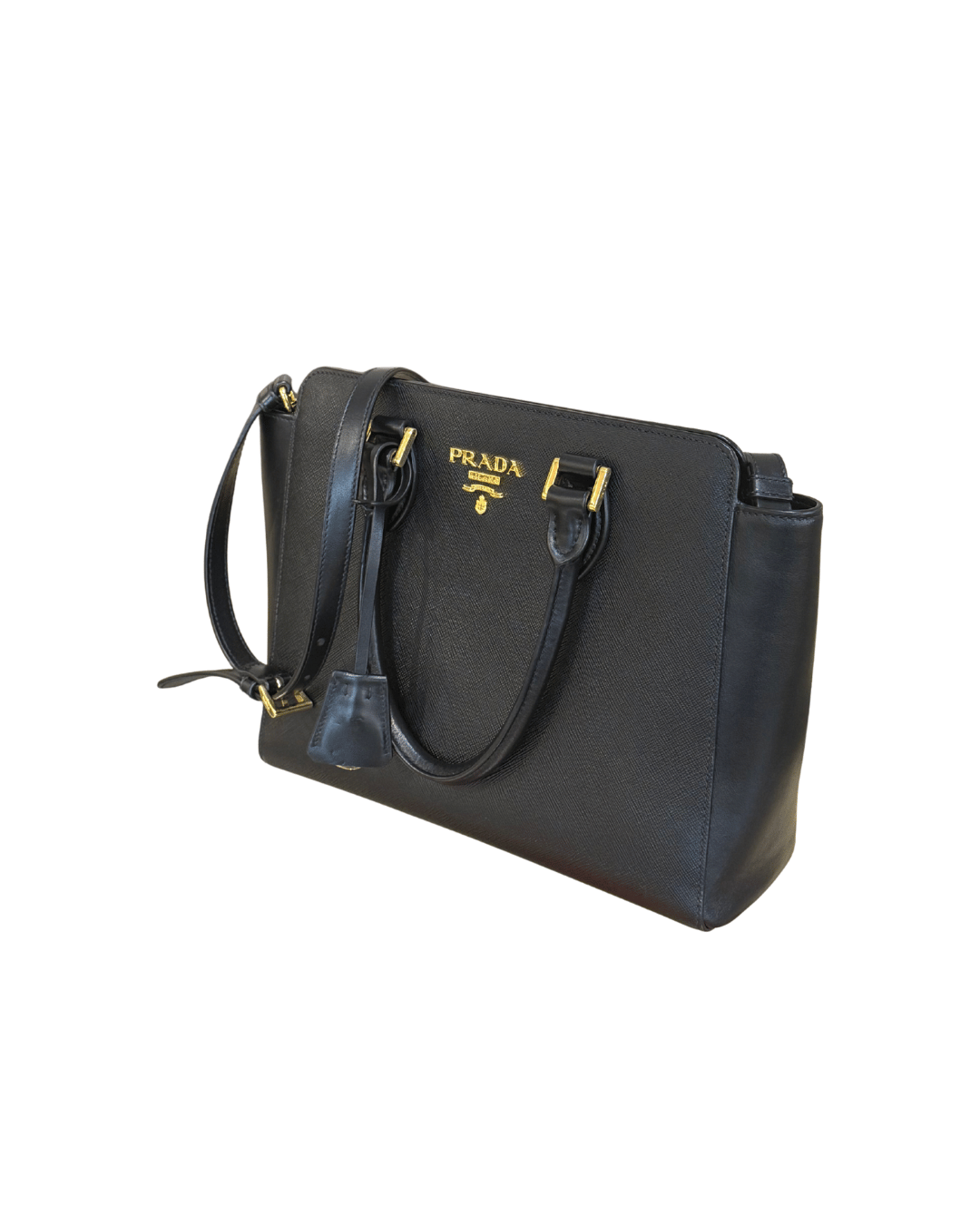 BORSA PRADA NERA IN PELLE