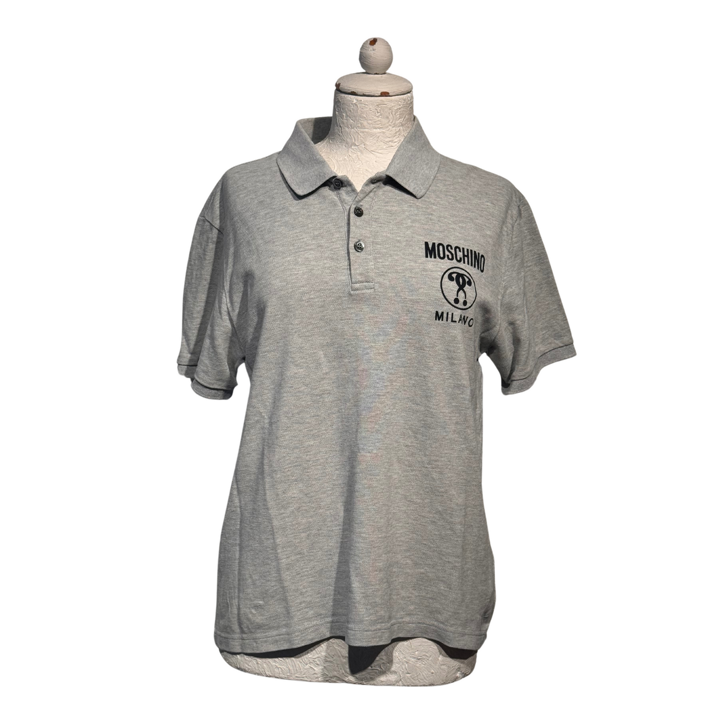 POLO MOSCHINO GRIGIA