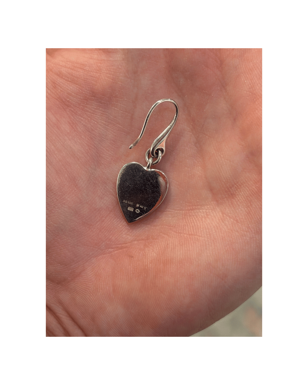 ORECCHINI GUCCI ARGENTO FORMA DI CUORE