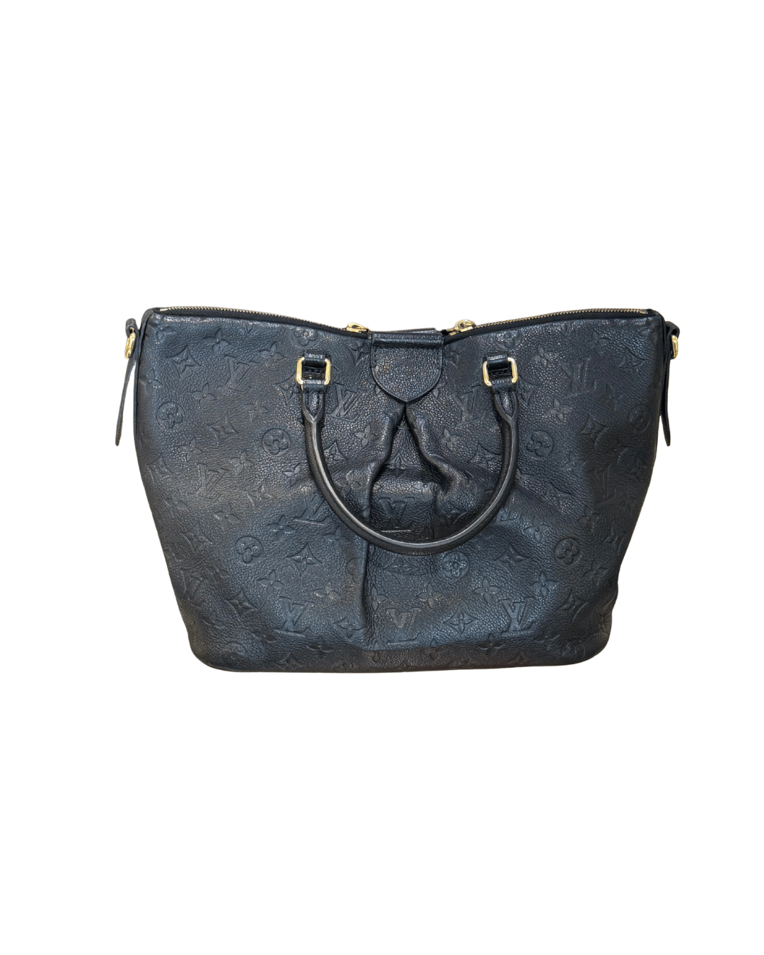 MAZARINE MM PELLE IMPRESSA NERA LOUIS VUITTON