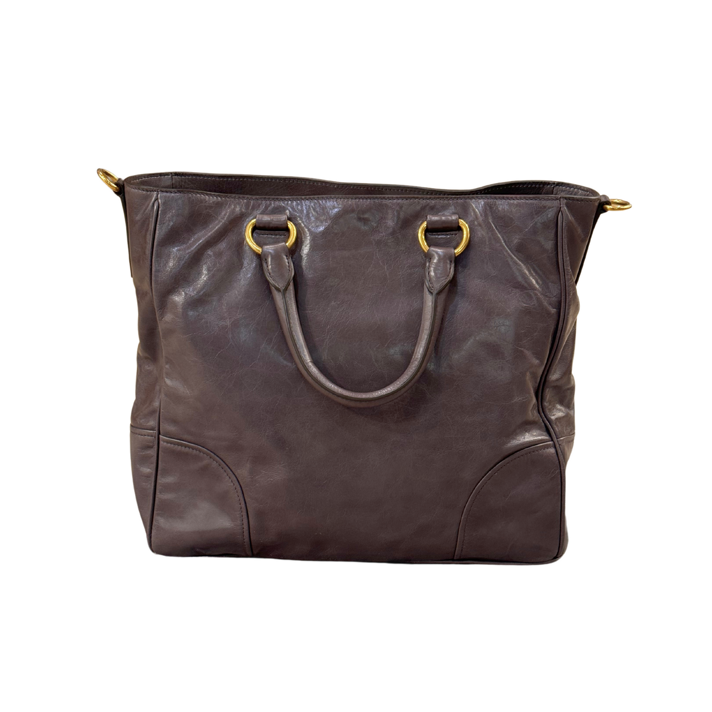 BOOK TOTE PRADA GRIGIA
