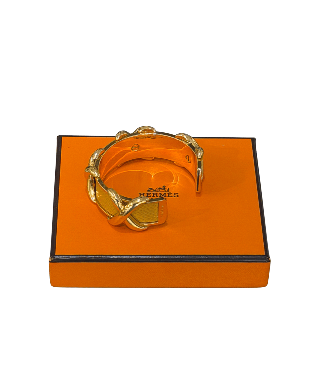 BRACCIALE CRISS CROSS HERMES SENAPE