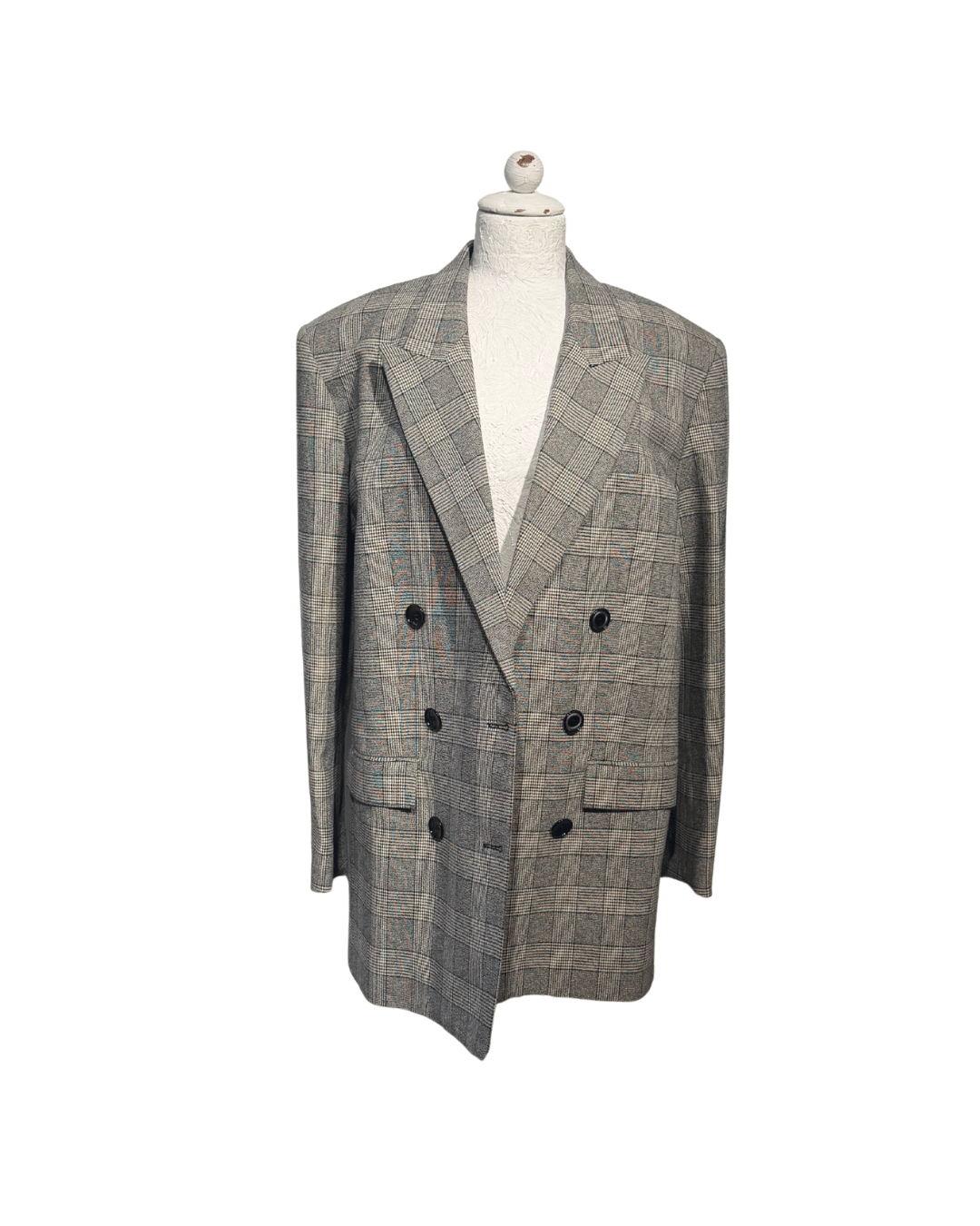 BLAZER OVERSIZE DOPPIOPETTO ISABEL MARANT QUADRI Tg 40