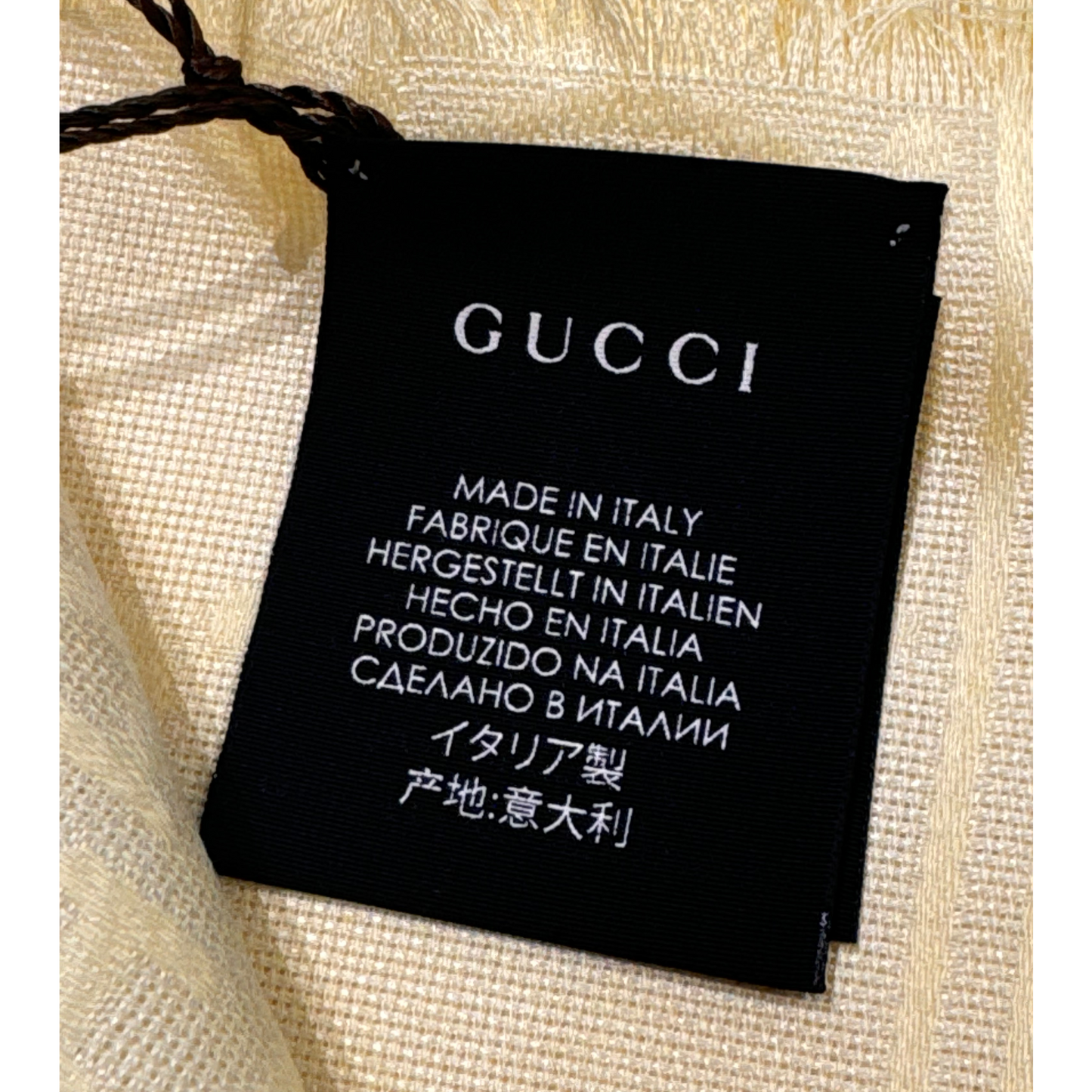 STOLA GUCCI GIALLA