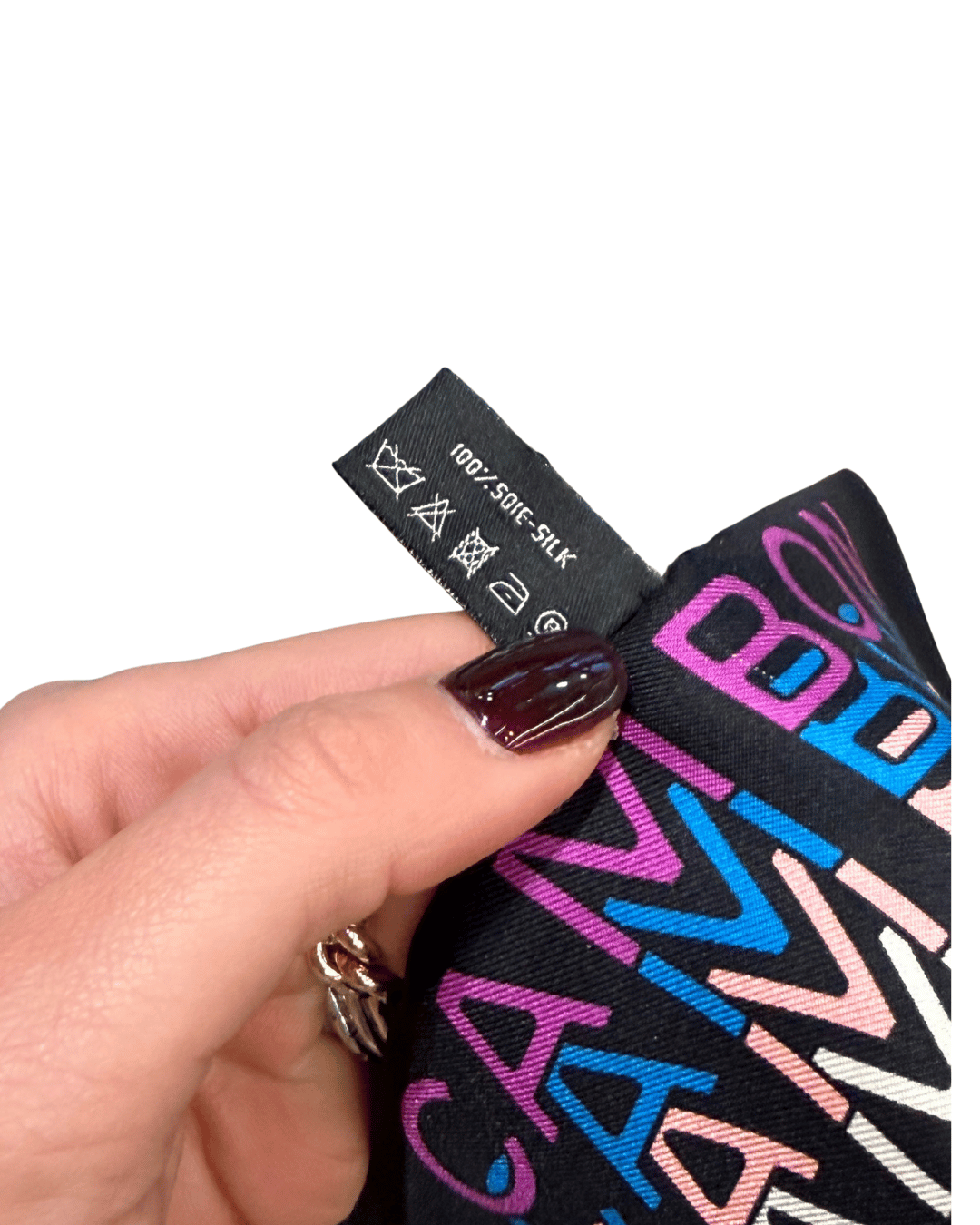 TWILLY CHANEL NERO CON SCRITTE