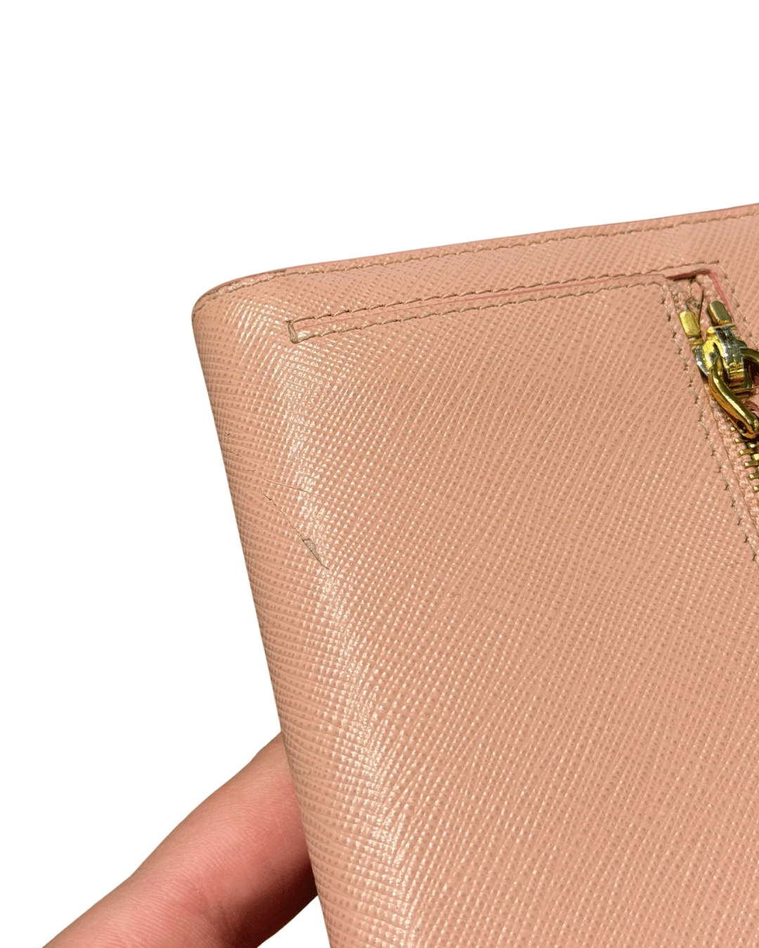 PORTAFOGLIO PRADA ROSA PELLE SAFFIANO