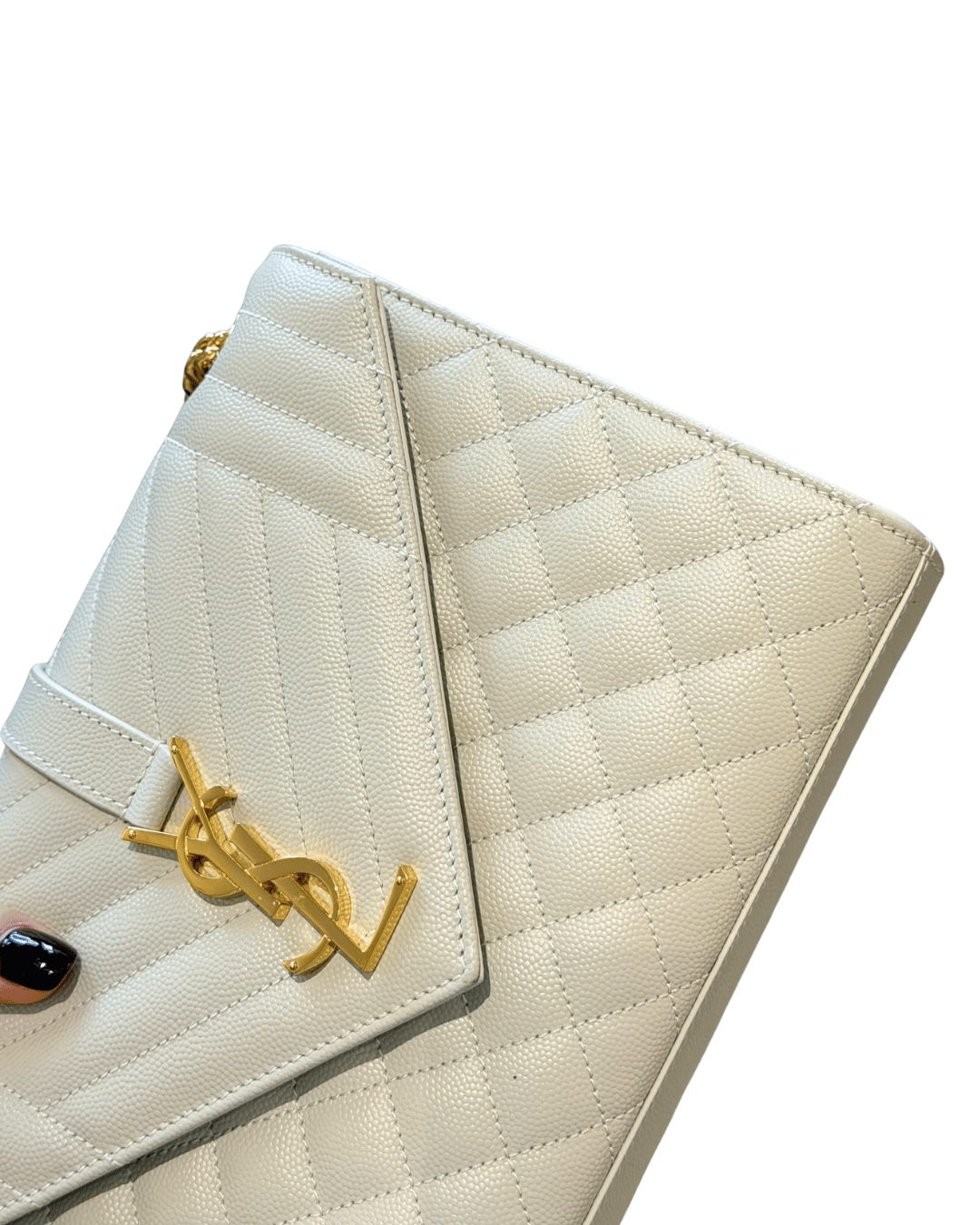 ENVELOPE MEDIA YSL AVORIO HARDWARE DORATO