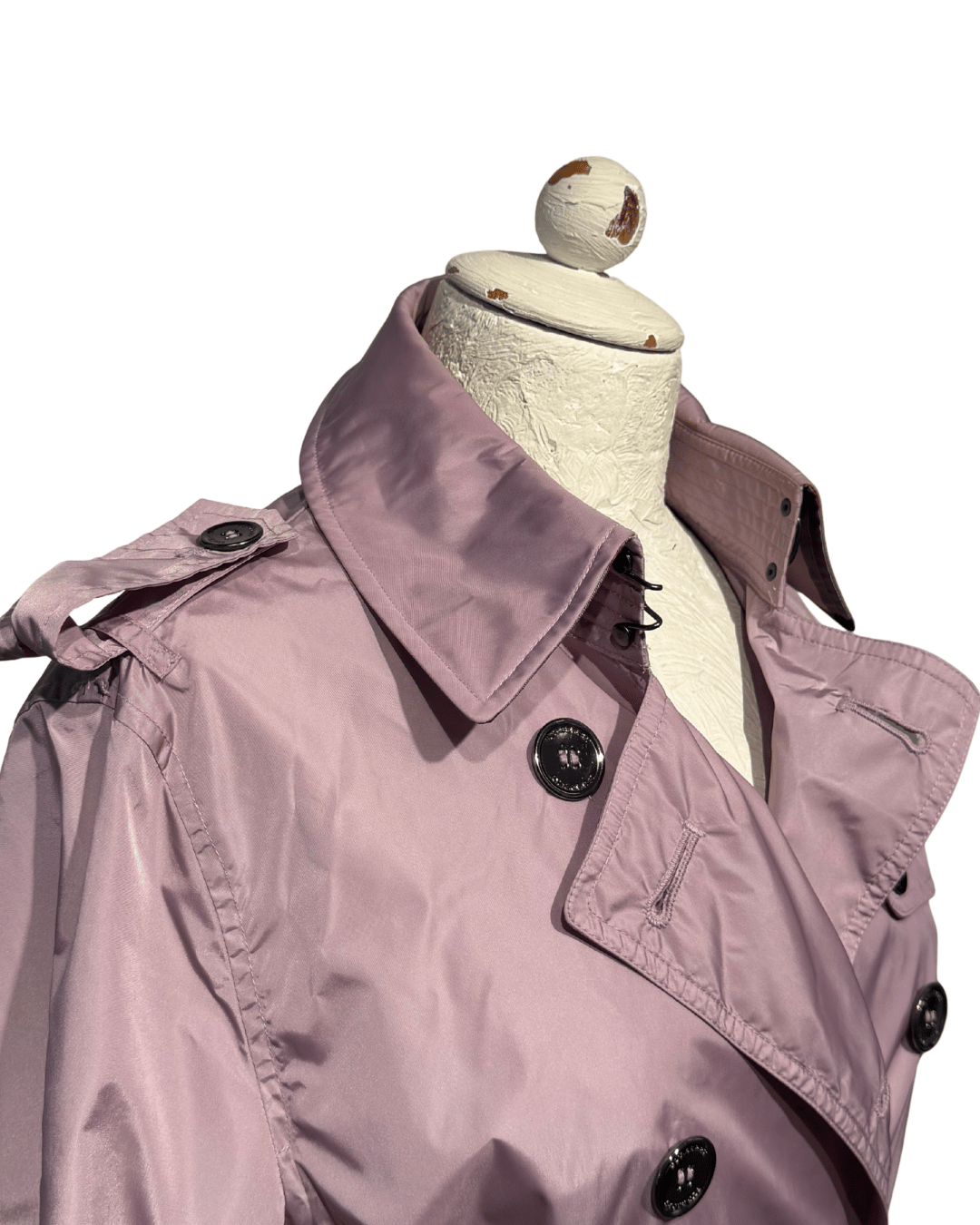 IMPERMEABILE BURBERRY LILLA Tg 40