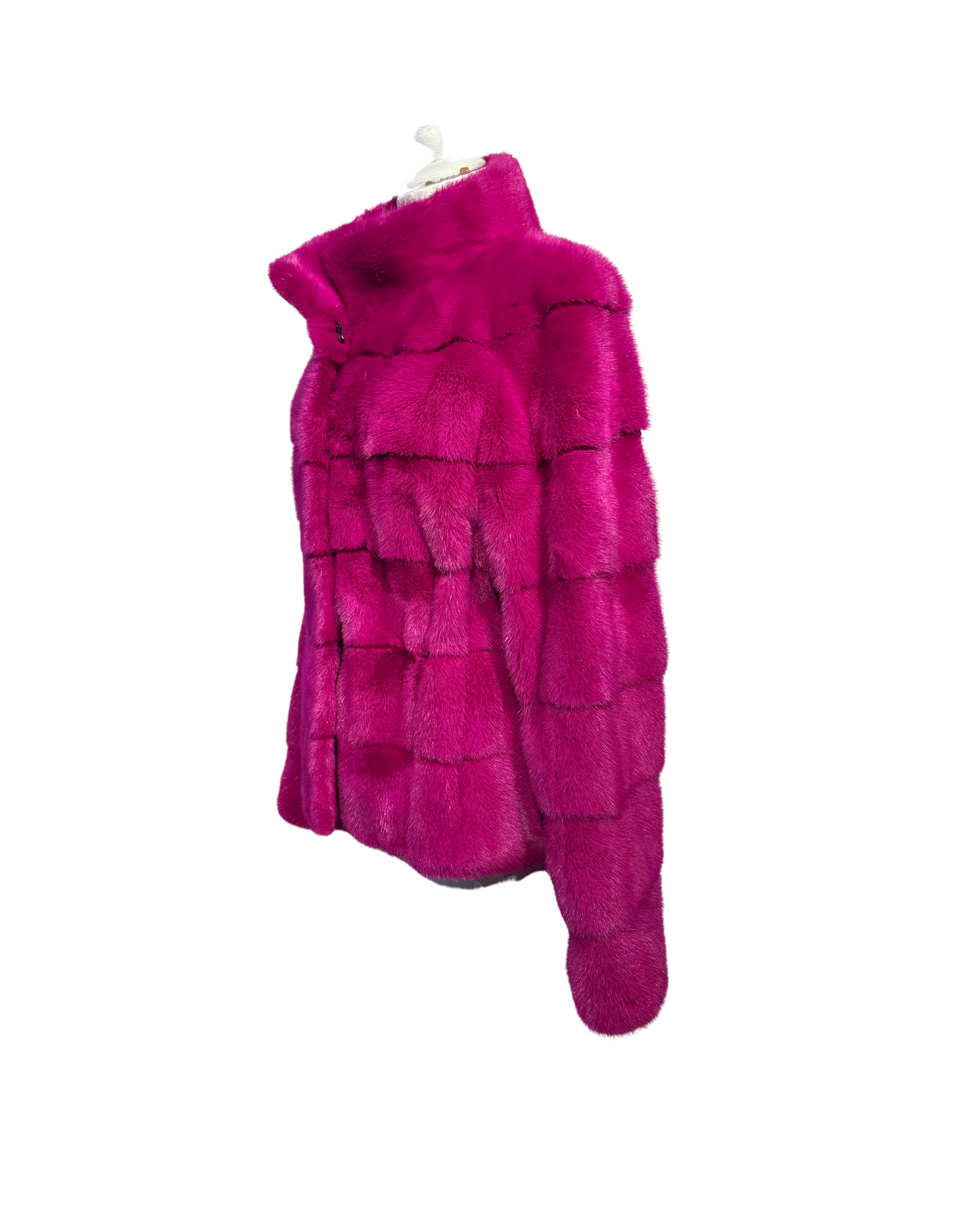 PELLICCIA VISONE FUCSIA