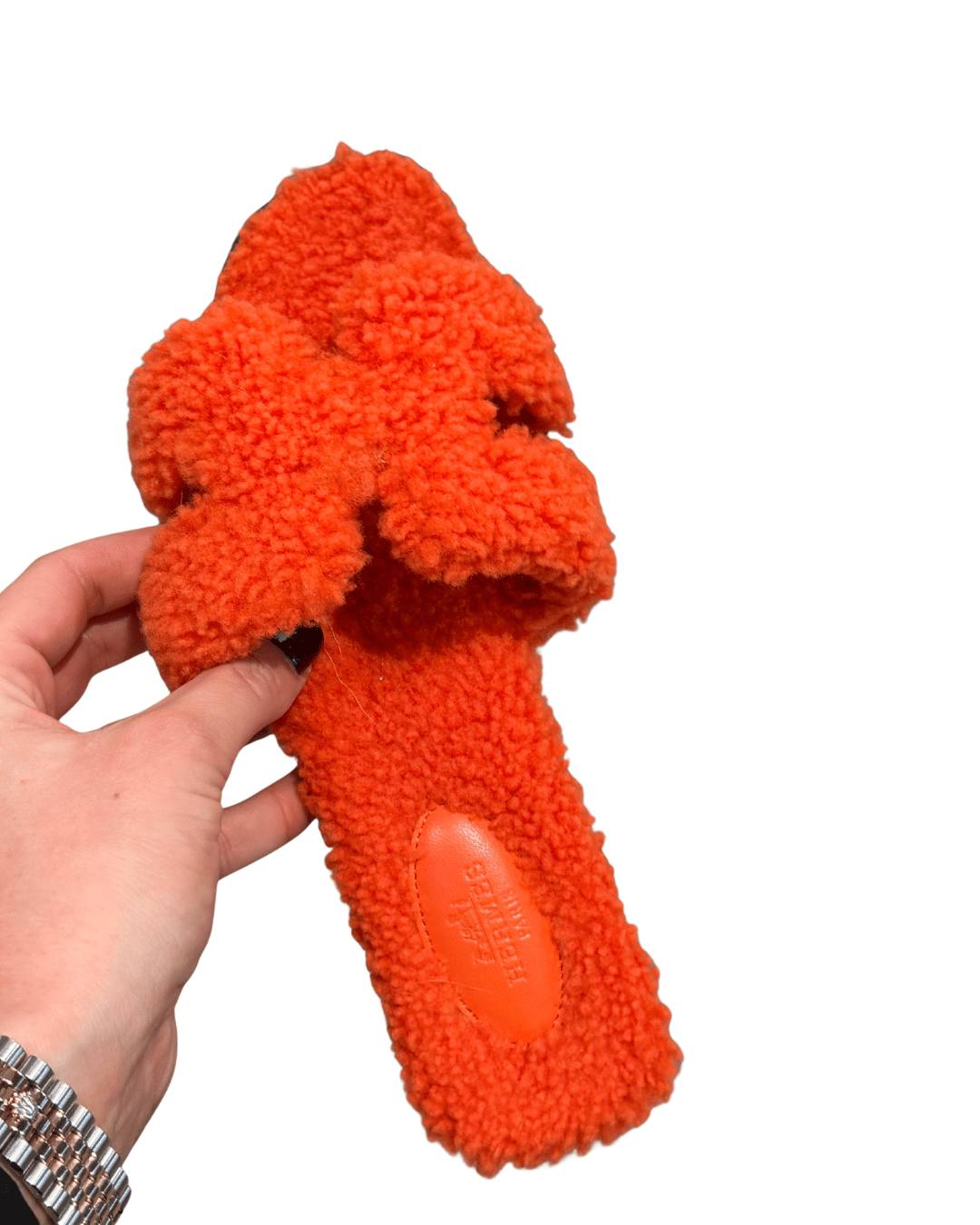 SANDALI ORAN SHEARLING ARANCIONI Nr 37