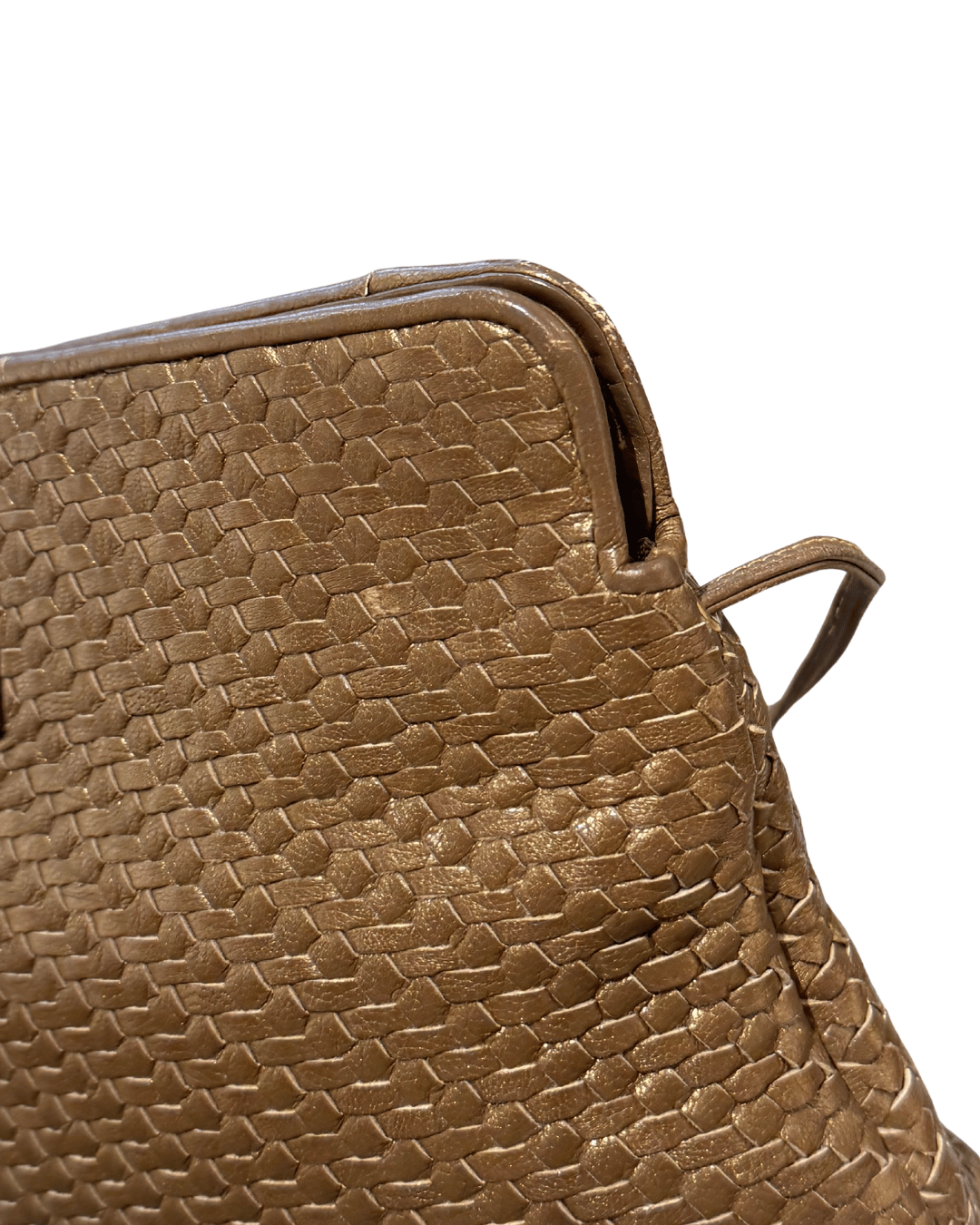 TRACOLLA VINTAGE FENDI PELLE INTRECCIATA