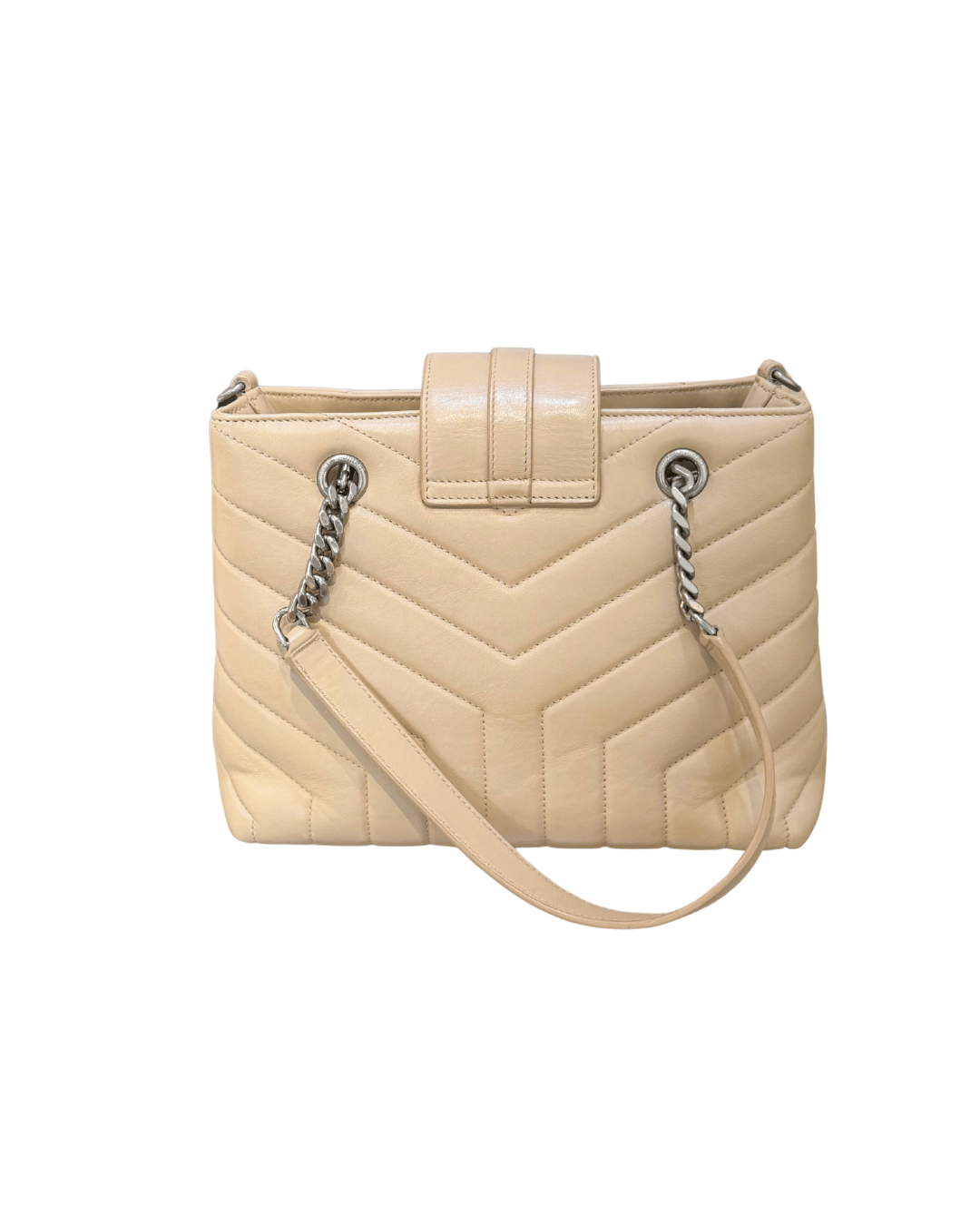 LOULOU SHOPPING BAG YSL COLOR NUDE