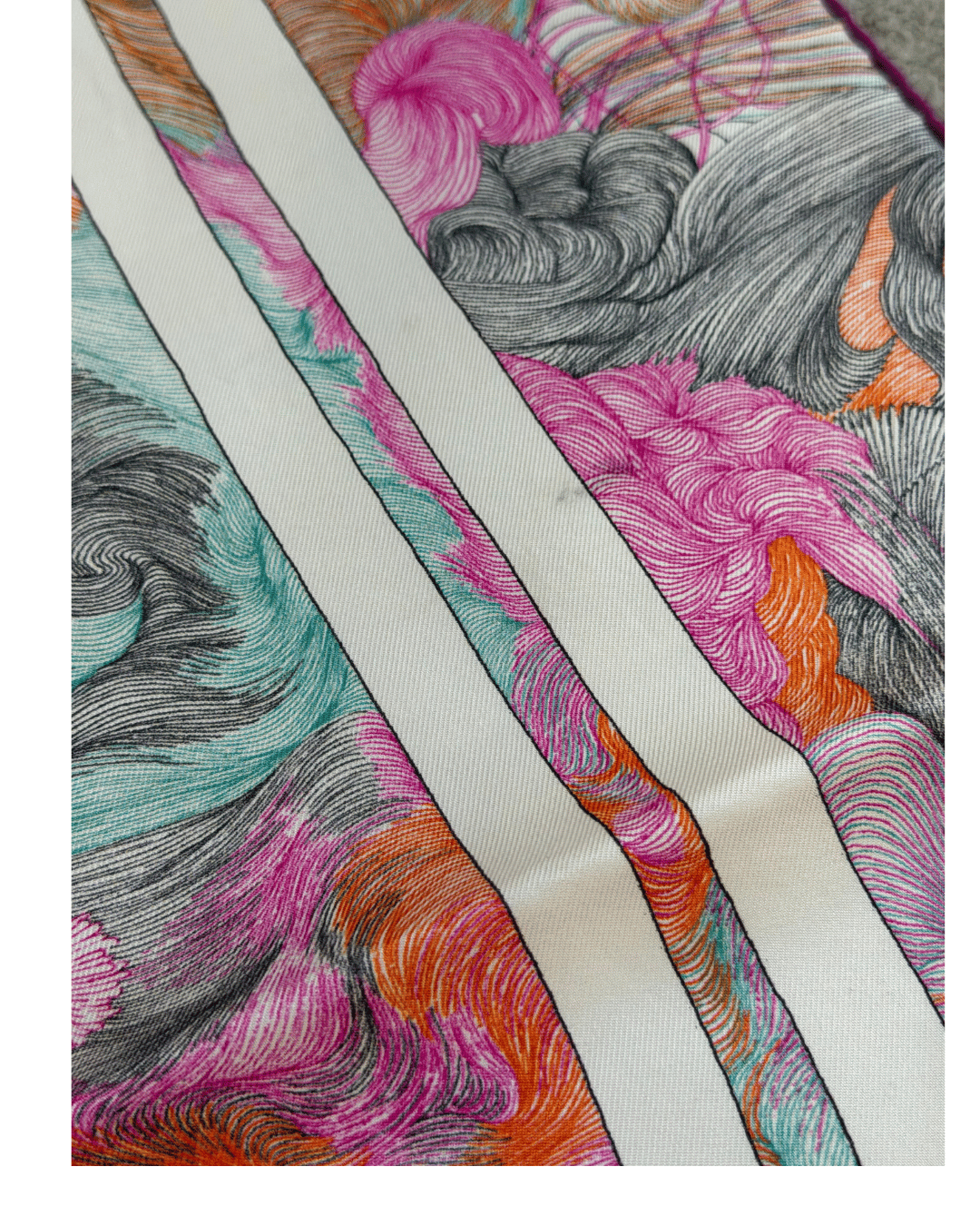FOULARD HERMES "BRIDES DE GALA EN FINESSE"