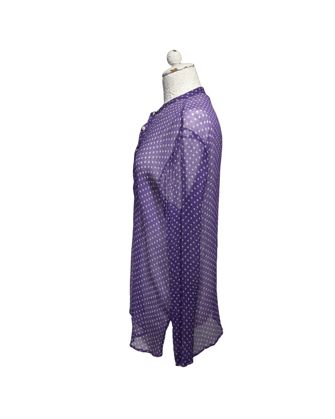 CAMICIA ASPESI POIS BIANCA E VIOLA Tg 48