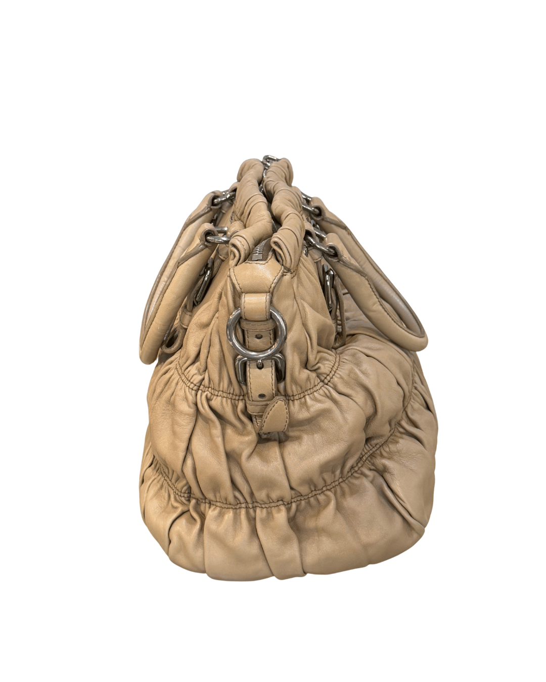 PRADA BEIGE GAUFRE CON TRACOLLA