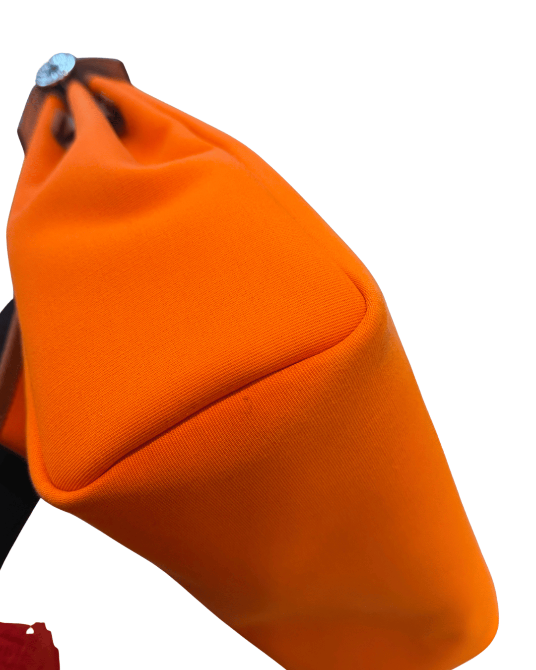 HERBAG HERMES ARANCIONE RIFINITURE CUOIO