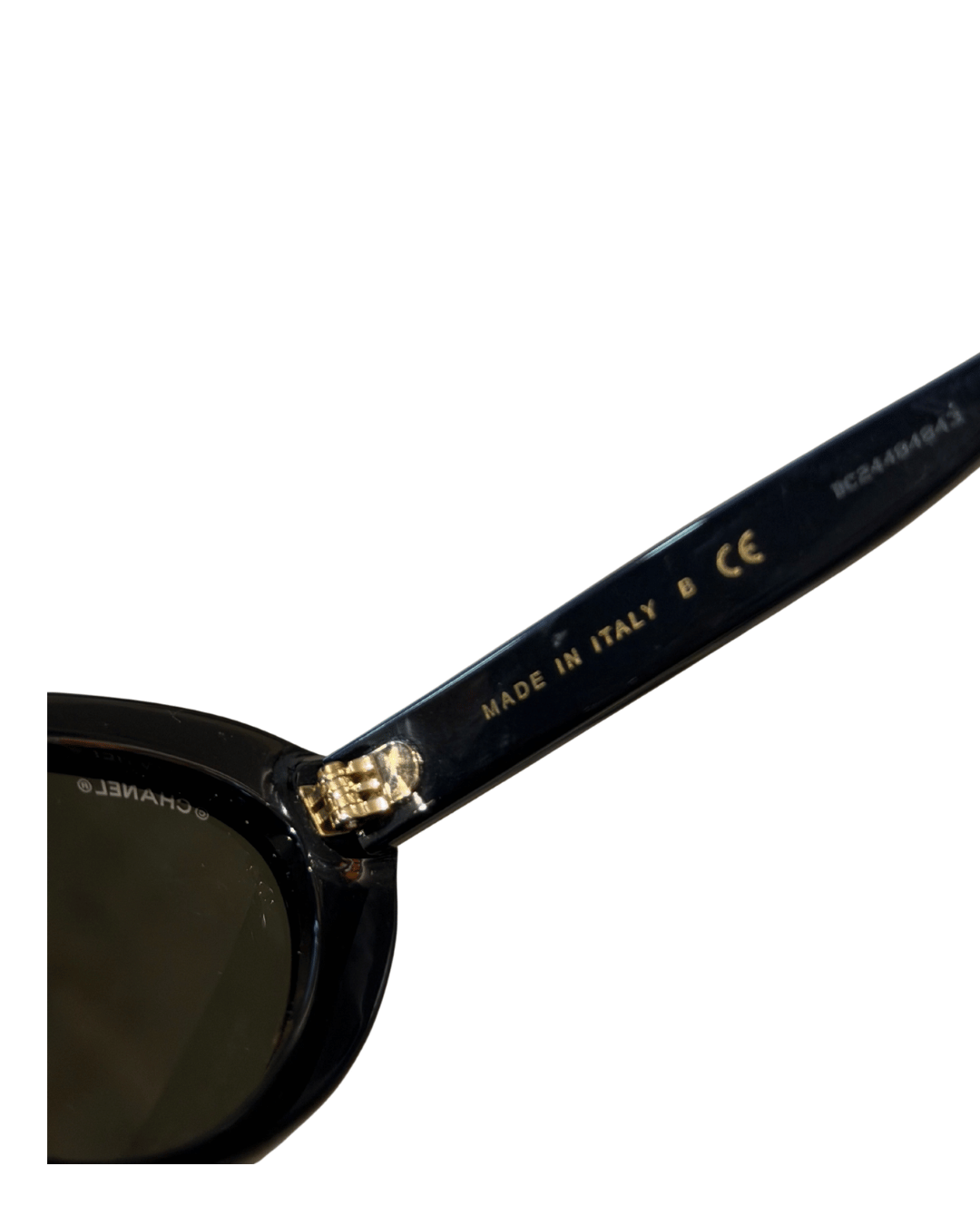 OCCHIALI OVALI CHANEL NERI LENTI A SPECCHIO