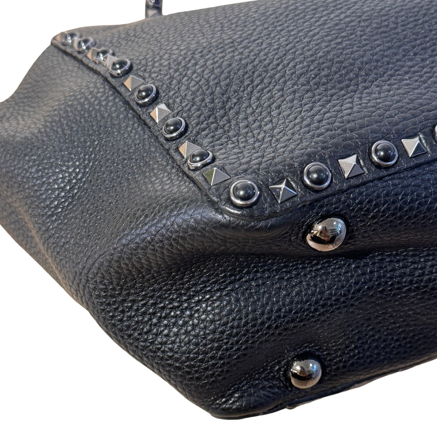 VALENTINO ROCKSTUD NERA PELLE