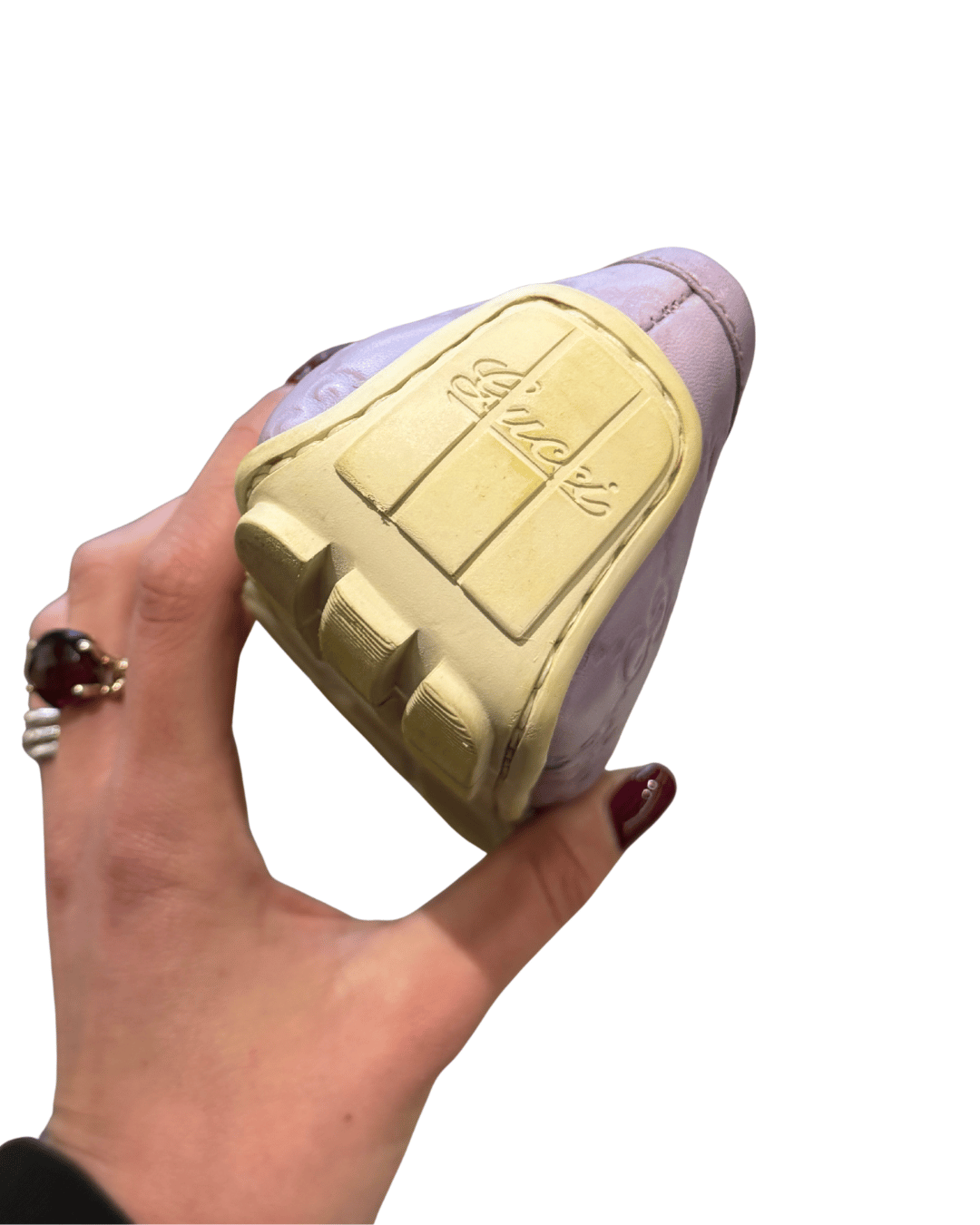 MOCASSINI GUCCI HORSEBIT PELLE LILLA Nr 40