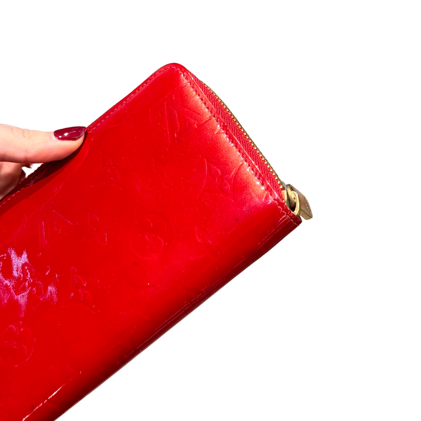 ZIPPY LOUIS VUITTON VERNIS ROSSO