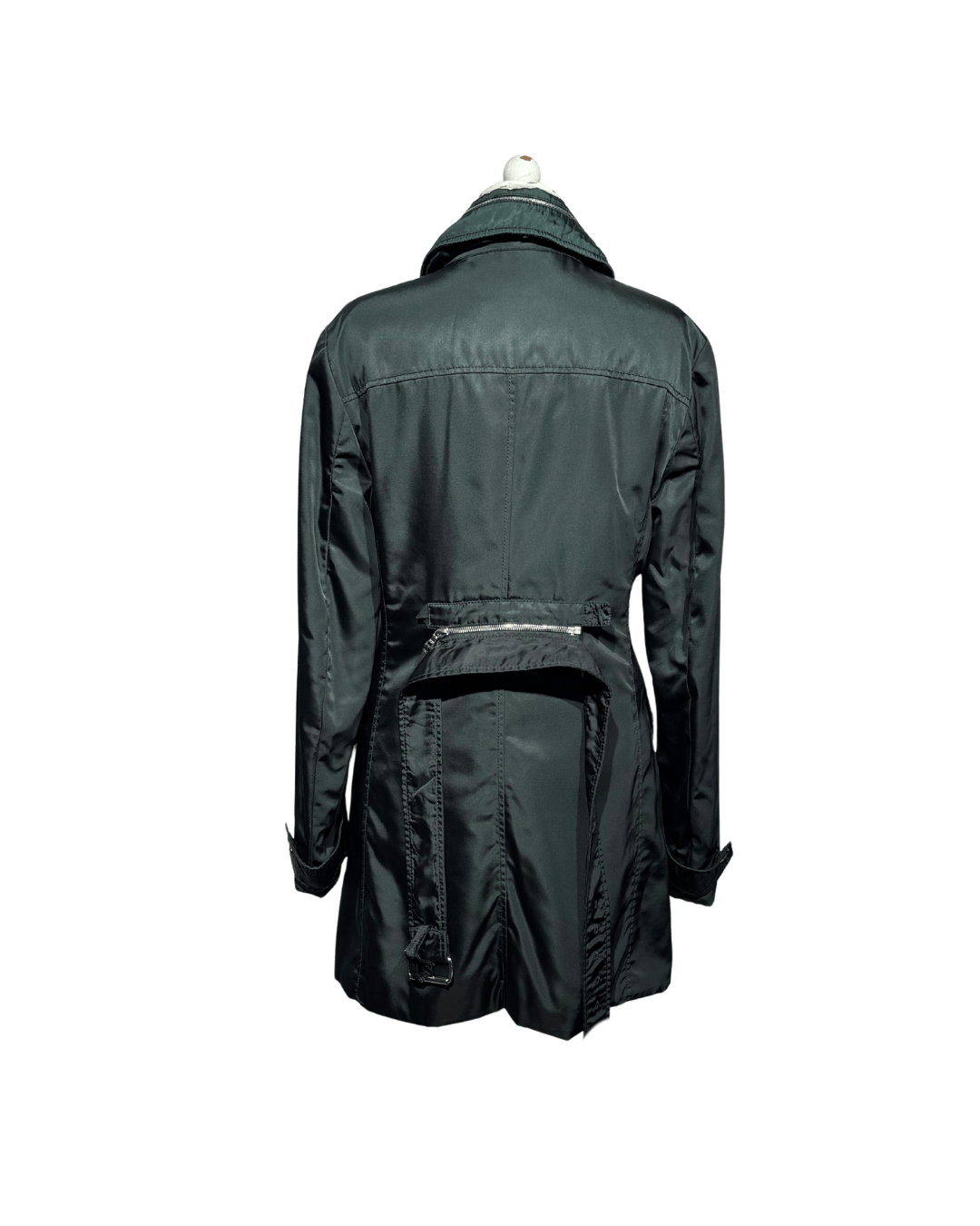 IMPERMEABILE PRADA VERDE SCURO Tg 46