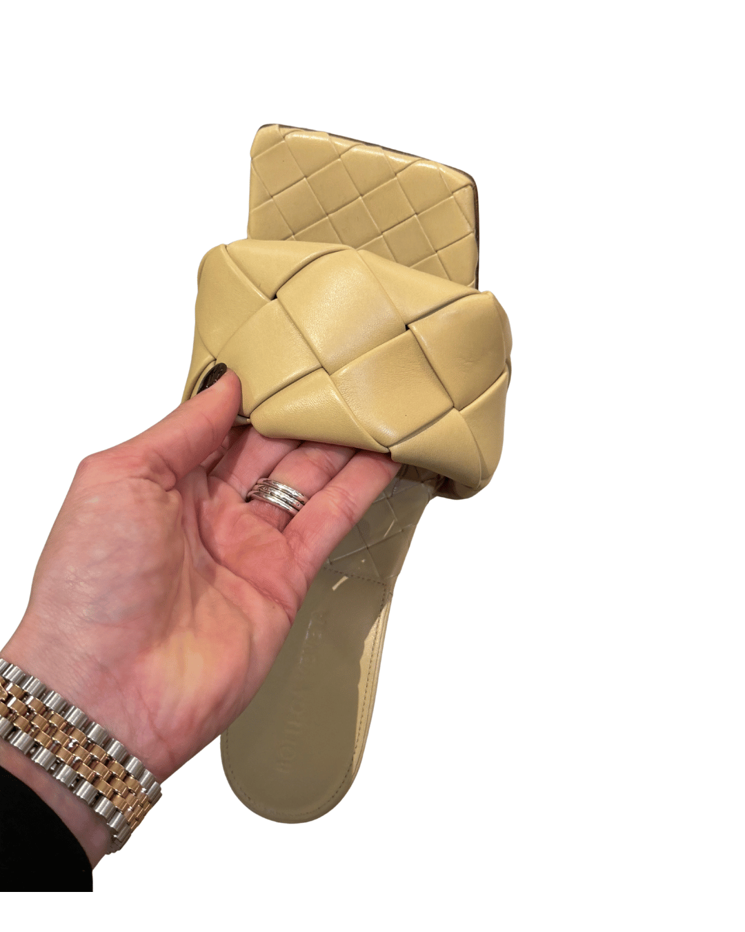 SANDALI LIDO BOTTEGA VENETA BEIGE Nr 37