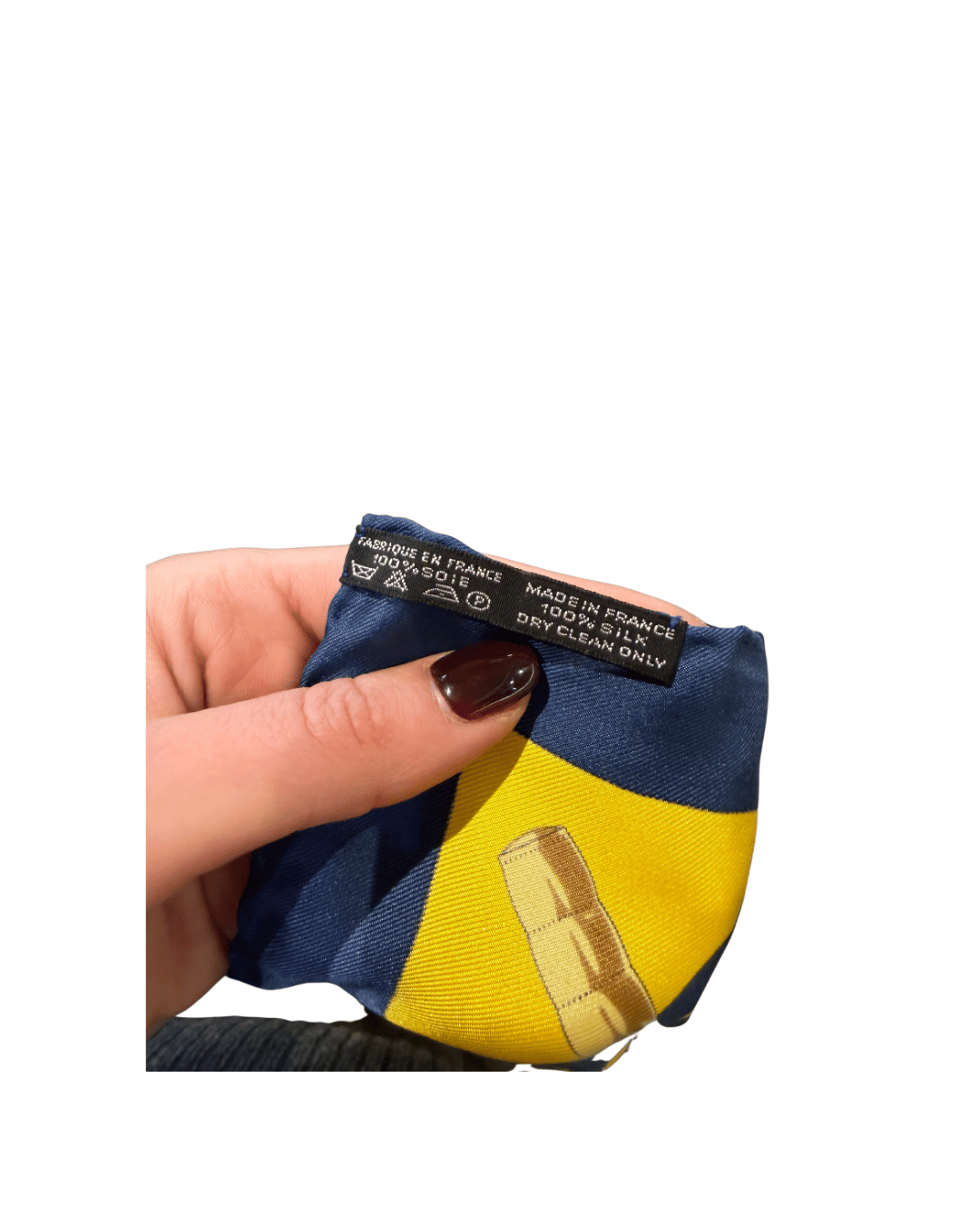 STRANGOLINO HERMES BLU E GIALLO