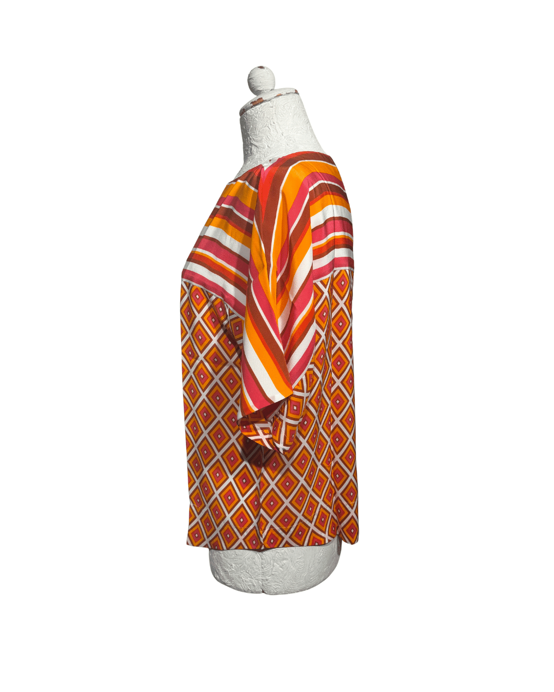 BLUSA FAY PURA SETA COLORATA TG S