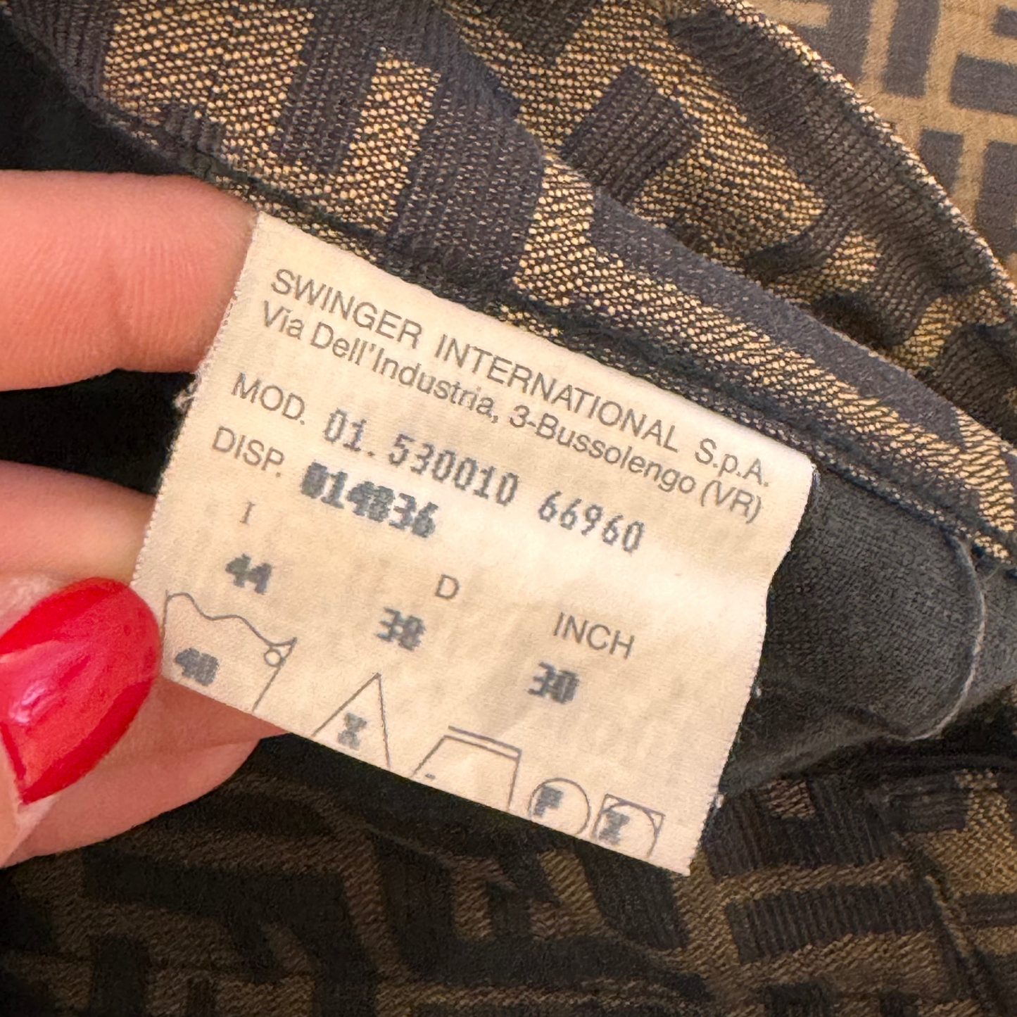PANTALONI VINTAGE FENDI