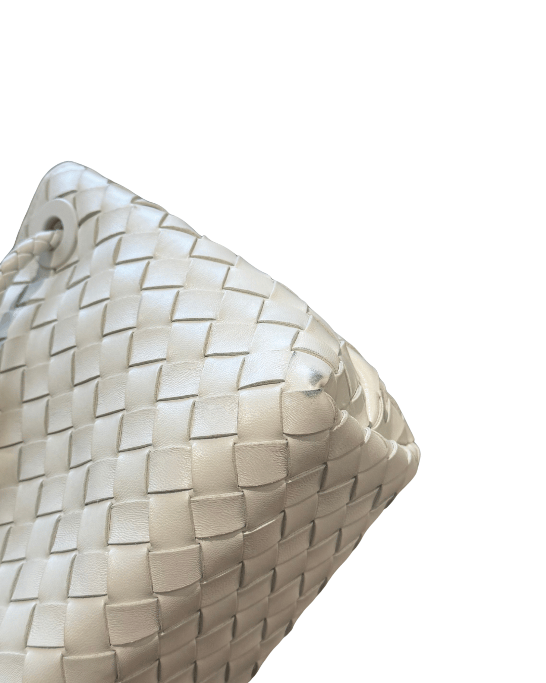 BOTTEGA VENETA ANDIAMO MISURA SMALL BIANCA
