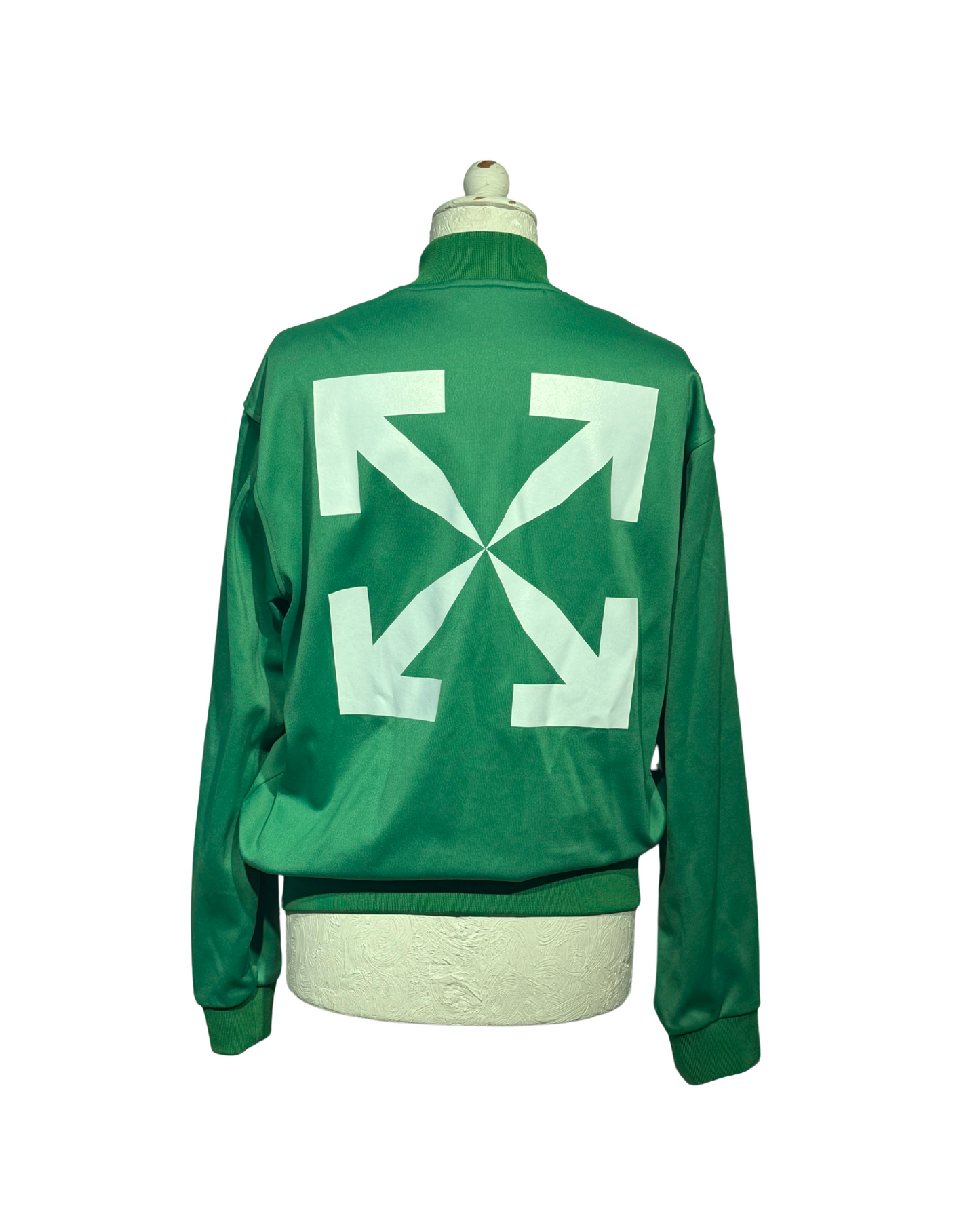FELPA OFF WHITE VERDE UOMO