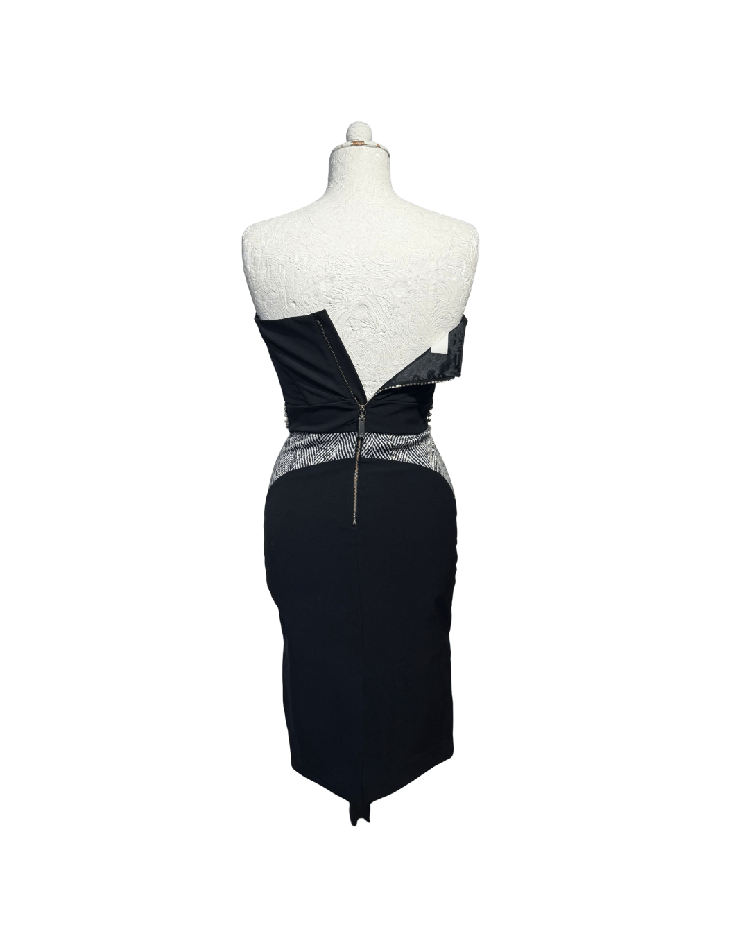 ABITO BUSTIER A SPINA DI PESCE ELISABETTA FRANCHI Tg 44