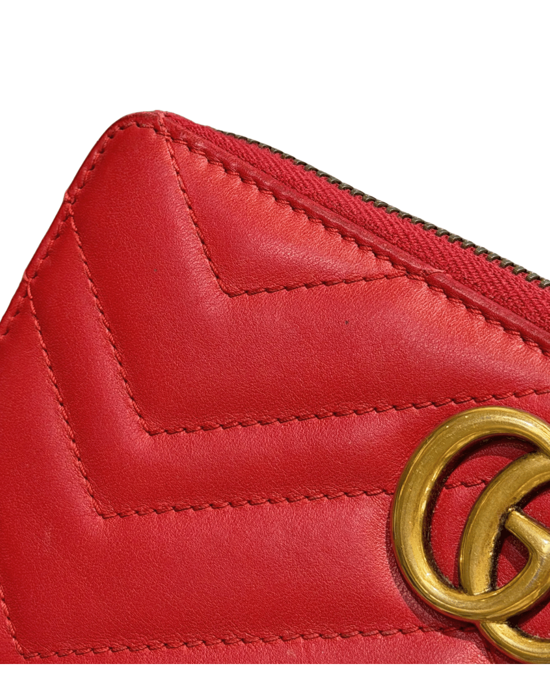 PORTAFOGLIO GUCCI MARMONT ROSSO PELLE MATELASSE