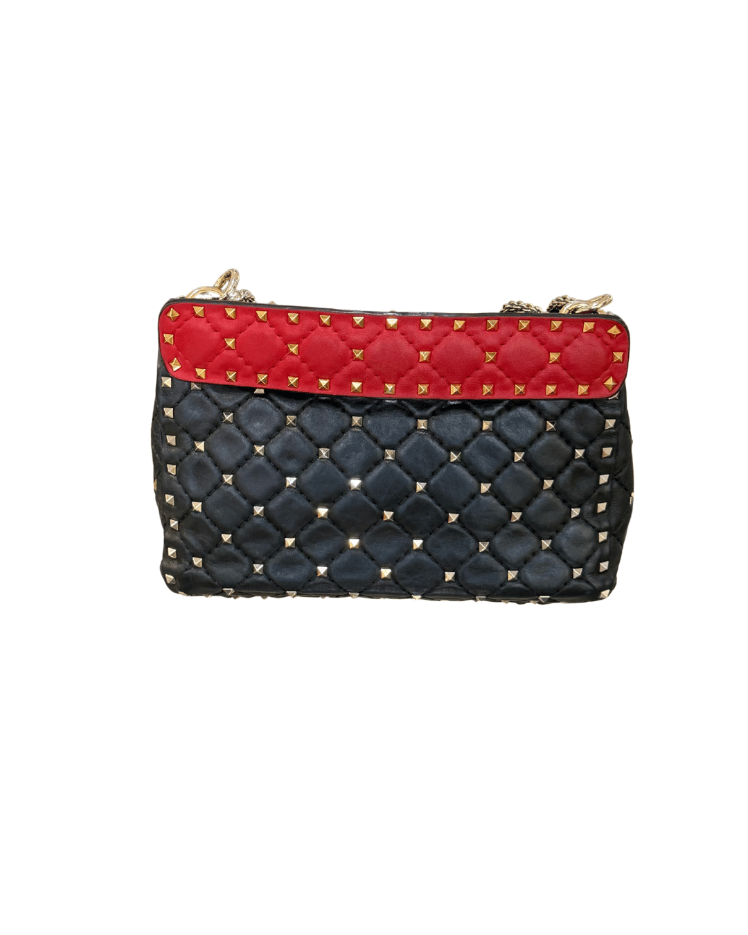 VALENTINO SPIKE MEDIA ROSSA E NERA
